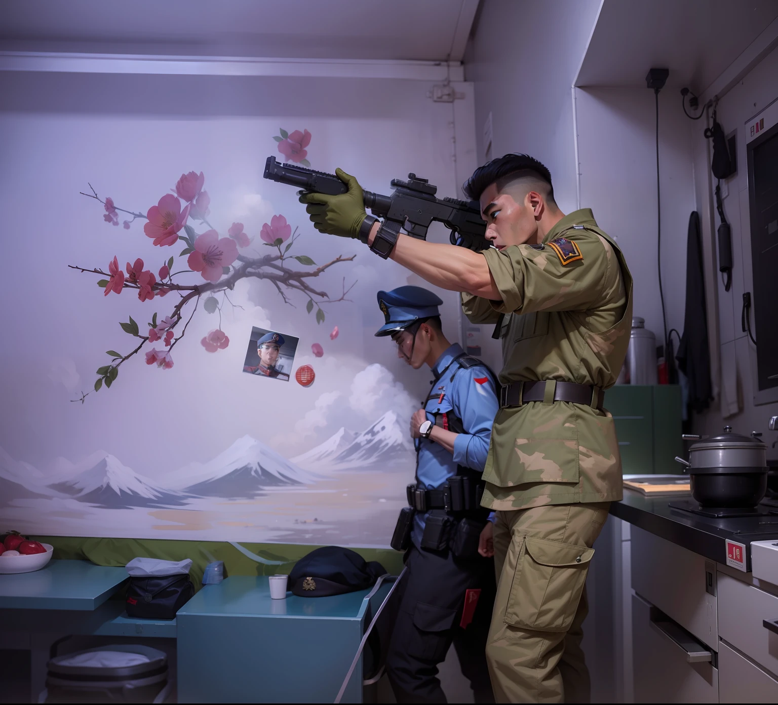 Modern military man，Chinese soldiers