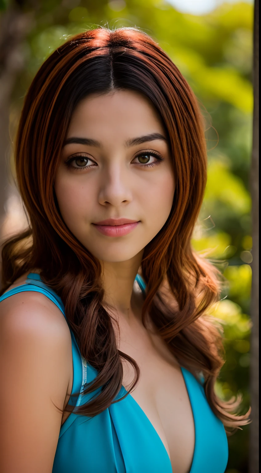 Foto RAW em sequencia, uma foto de uma adolescente 16anos, ((corpo inteiro:1.3)),(((vestindo como cosplay chinli))), rosto detalhado, planos de fundo detalhados pouco desfocados, luzes naturais, HDR, foto realista, foto profissional, flerte com o espectador, visual sexy, fotorrealista, Linda, pele natural, 8k UHD, alta qualidade, filmic grain, Fujifilm XT3