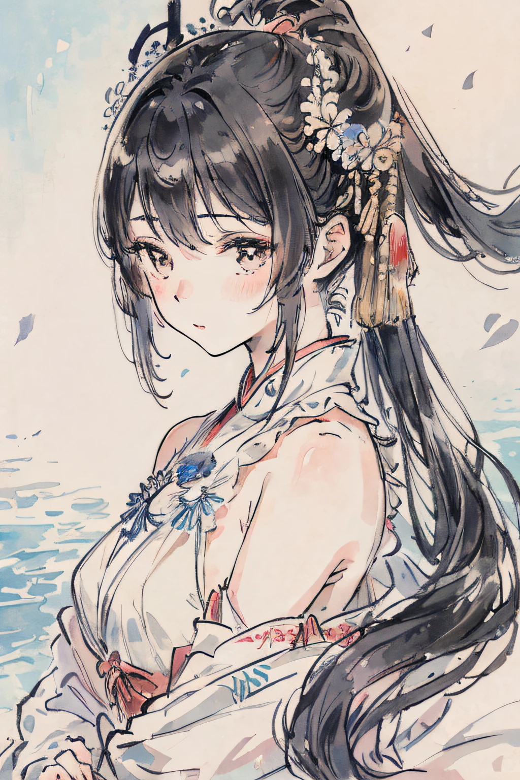 tmasterpiece、top-quality、Very delicate and beautiful girl、Extremely Delicately Beautiful、Ultra-fine、top-quality、Girl vs、Mizuuchi Seii、hololive、top-quality、illustratio、Realism、hentail realism