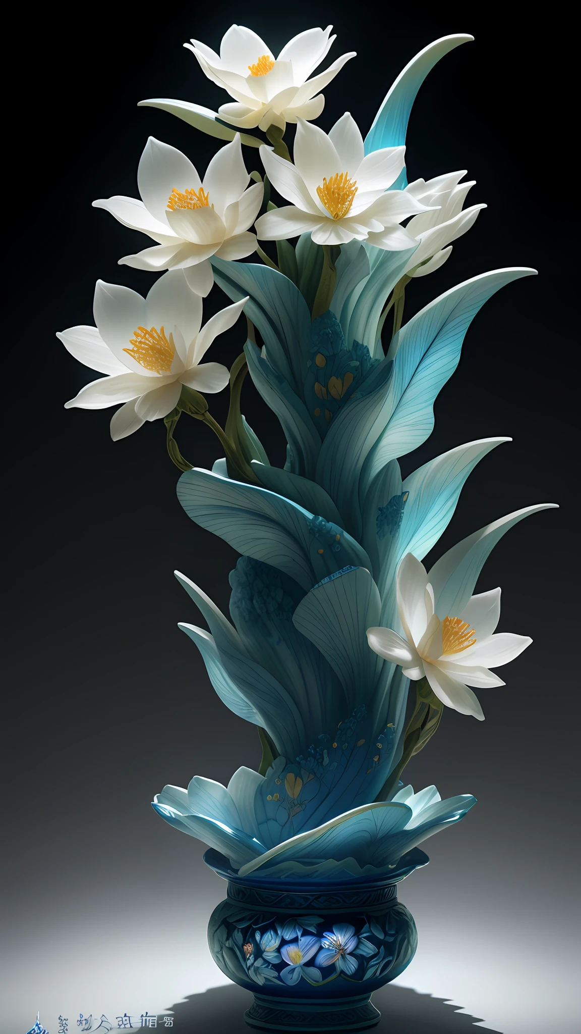 best quality, realistic, photorealistic, ultra detailed, "Mountain of Flower and Fruit+Fairy+Chinese Architecture" highly detailed carving on "southern ice" porcelain,Ultra wide angle,Accent Lighting,Volumetric Lighting,backlighting, (detailed light),((an extremely delicate and beautiful)),dramatic_shadow,ray_tracing,hdr