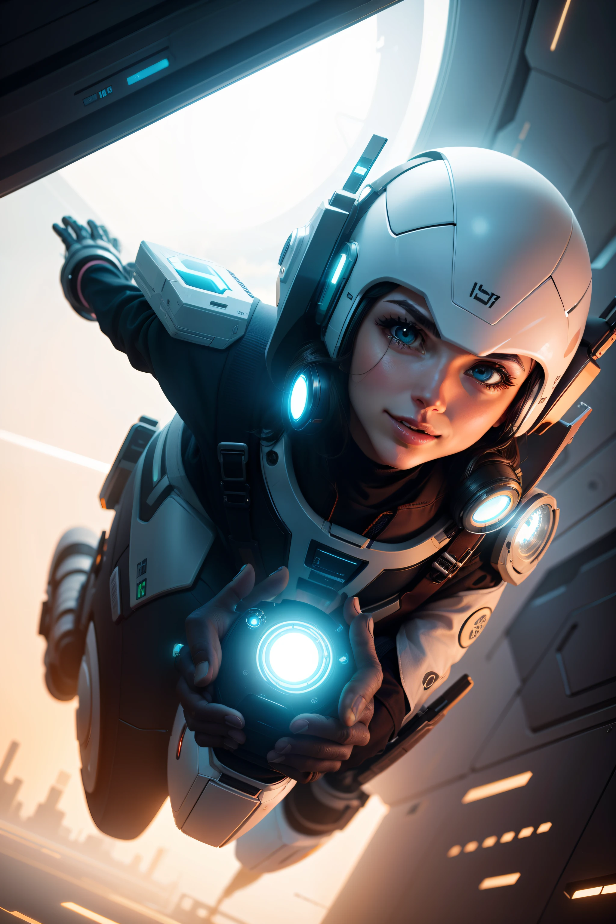 Web3 Symbols Future-oriented Sci-fi Bright and joyful Photo Images high-detail