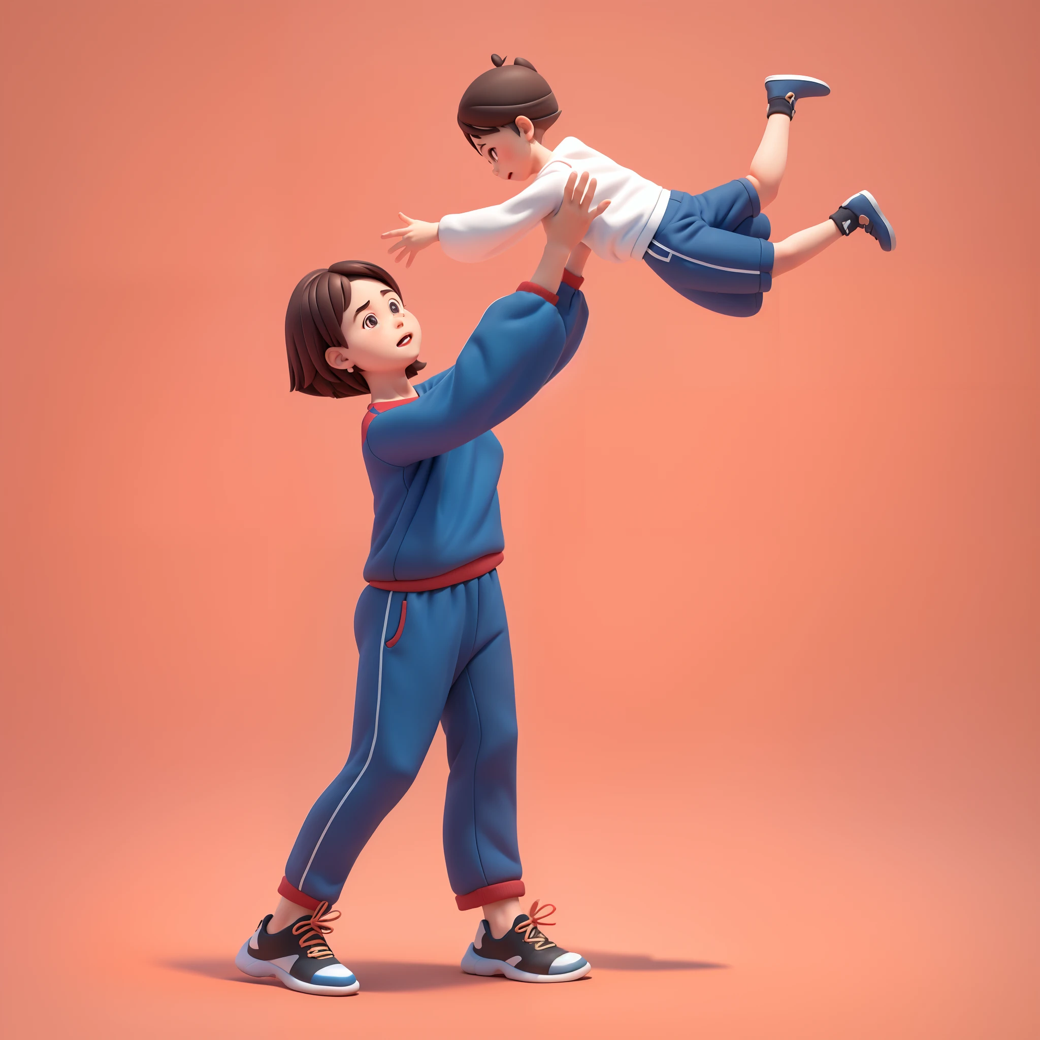 (Pixar 1.23 style) 1 boy ((upper body front, bust shot)), solo, cute kid, brunette, pretty tracksuit, boy, korean child, playground, ((masterpiece, highest quality)), (composite lighting)