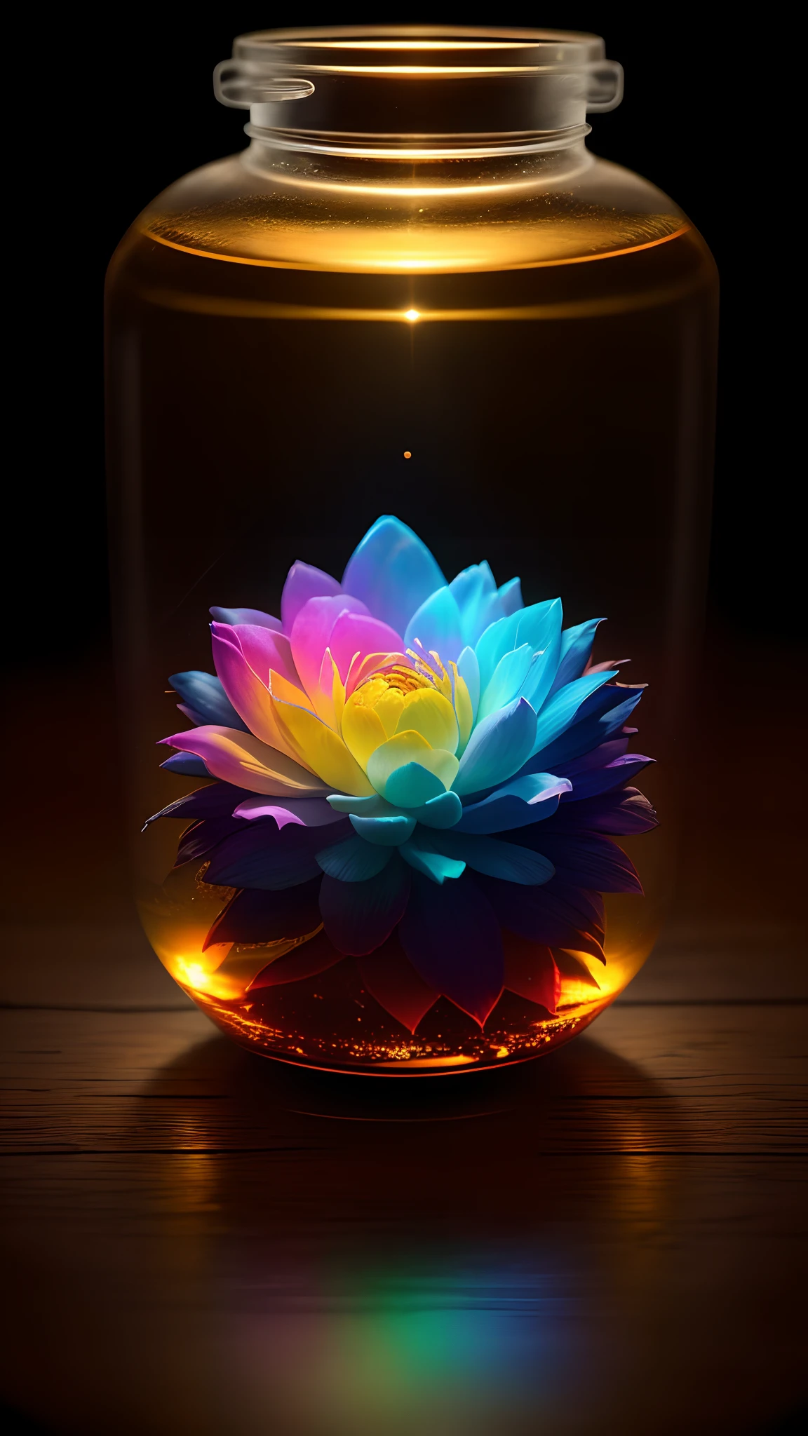 Beauty in a bottle，Grows out of the bottle，nipple sticking out，fluffly，realisticlying，Atmospheric light refraction，Photo by Lee Jeffries，Nikon D850 Film Stock Photo 4 Kodak Portra 400 Camera F1.6 shots，rich colours，hyper realistic lifelike texture，dramatic  lighting，unreal engine trending on artstation cinestill 800，Style-Glass