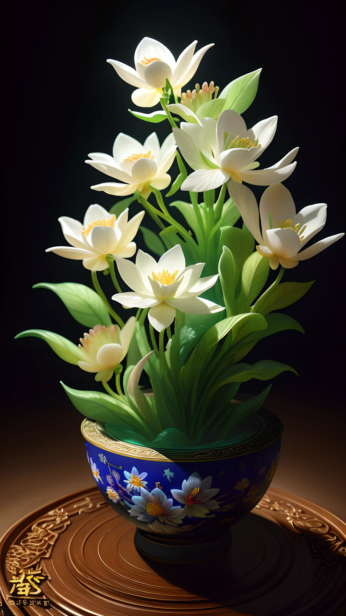 best quality, realistic, photorealistic, ultra detailed, "Mountain of Flower and Fruit+Fairy+Chinese Architecture" highly detailed carving on "southern ice" porcelain,Ultra wide angle,Accent Lighting,Volumetric Lighting,backlighting, (detailed light),((an extremely delicate and beautiful)),dramatic_shadow,ray_tracing,hdr