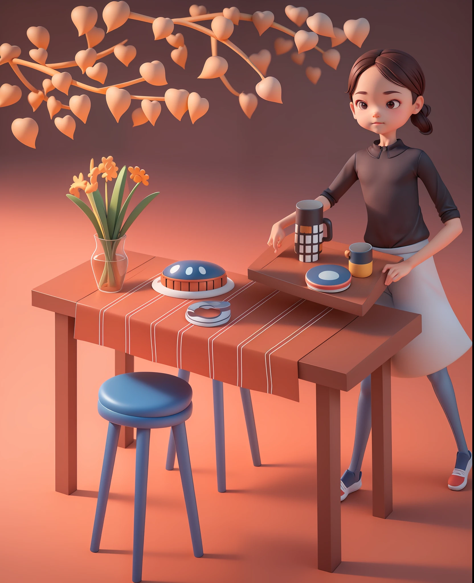 (Pixar 1.23 style) 1 boy ((upper body front, bust shot)), solo, cute kid, brunette, pretty tracksuit, boy, korean child, playground, ((masterpiece, highest quality)), (composite lighting)