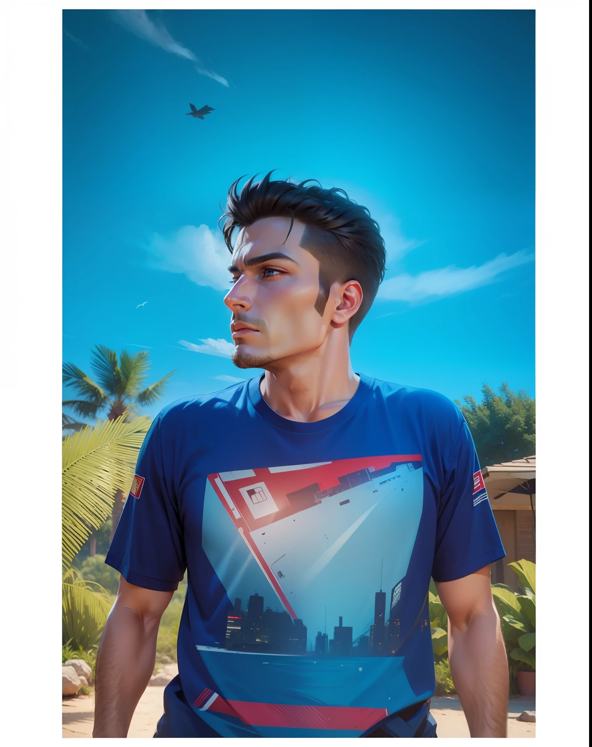 Convert half face to handsome robot, 8k, realistic, super realistic
