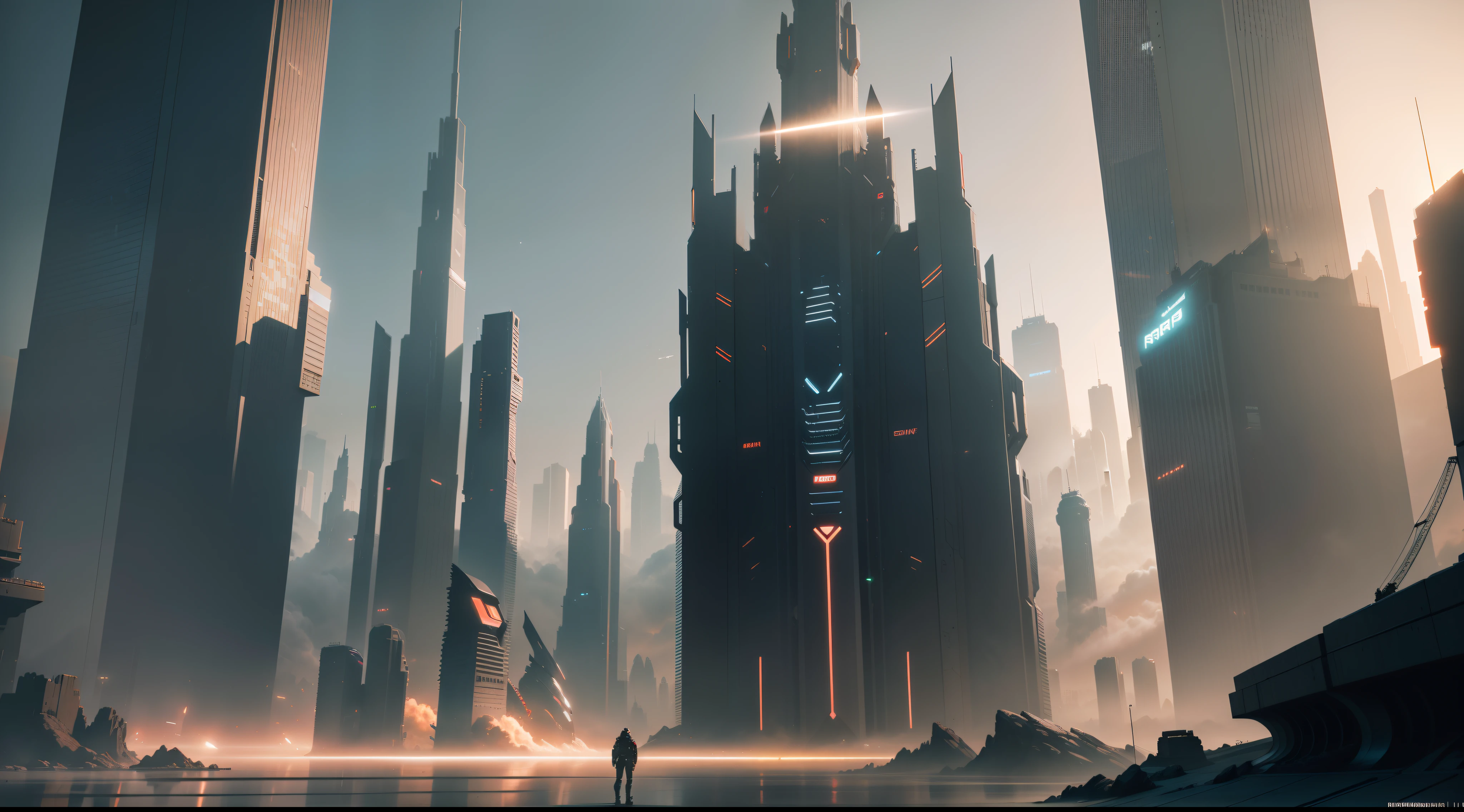 (8K:1.0),Sharp focus,(an award winning photograph:1.2),(subsurfacescattering:1.1),Futuristic city landscape,towering skyscrapers,Neon-lit street,flying cars,Hologram billboard and full moon background,Robert Broomfield,arte 3D,photorealestic,hyper-detailing,dystopian,Artstation trends,cinmatic lighting,Science fiction and fantasy。
