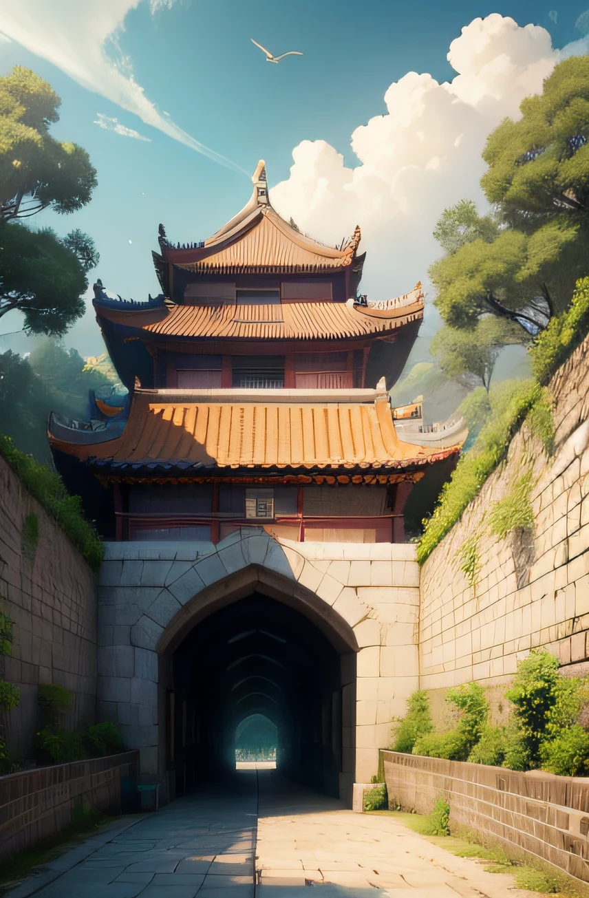 Chinese City Wall,large gate