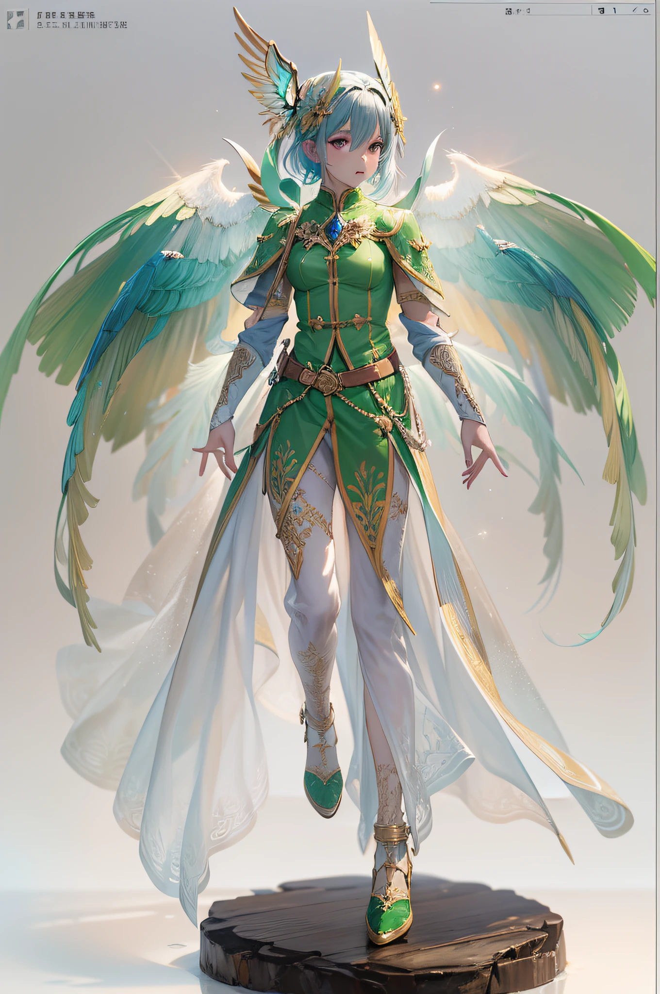 Transparent iridescent wings、Leprechaun