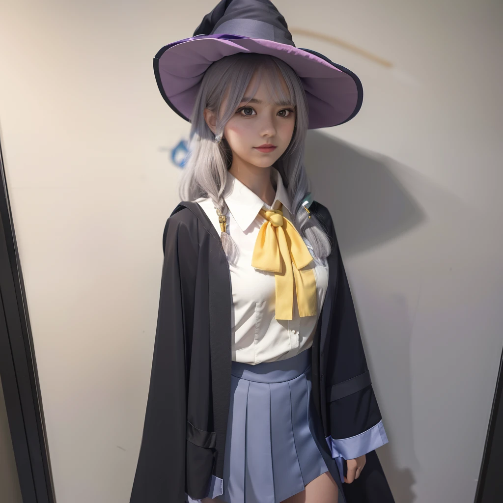 arafed image of a woman dressed in a witch costume, magic school uniform, witch academia, Magical school student uniform, on a mannequin. High quality, taken with canon 8 0 d, taken with canon 5d mk4, taken with canon eos 5 d mark iv, cosplay, taken with sony alpha 9, taken with canon eos 5 d, Surrealism female students