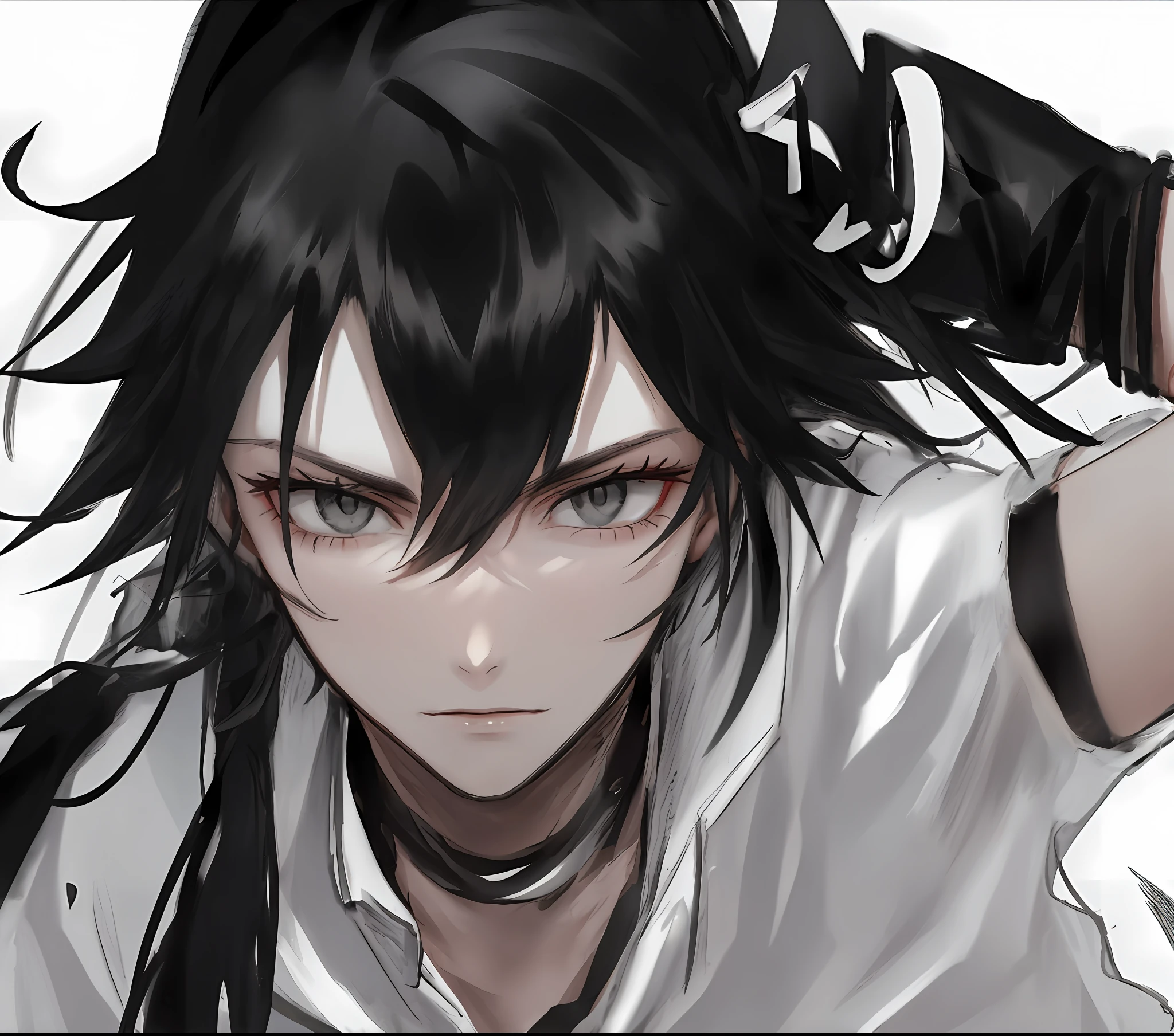 Cale Heartfield Aristolium Leader Man Black Hair Grey Eyes Long Hair
terrorist