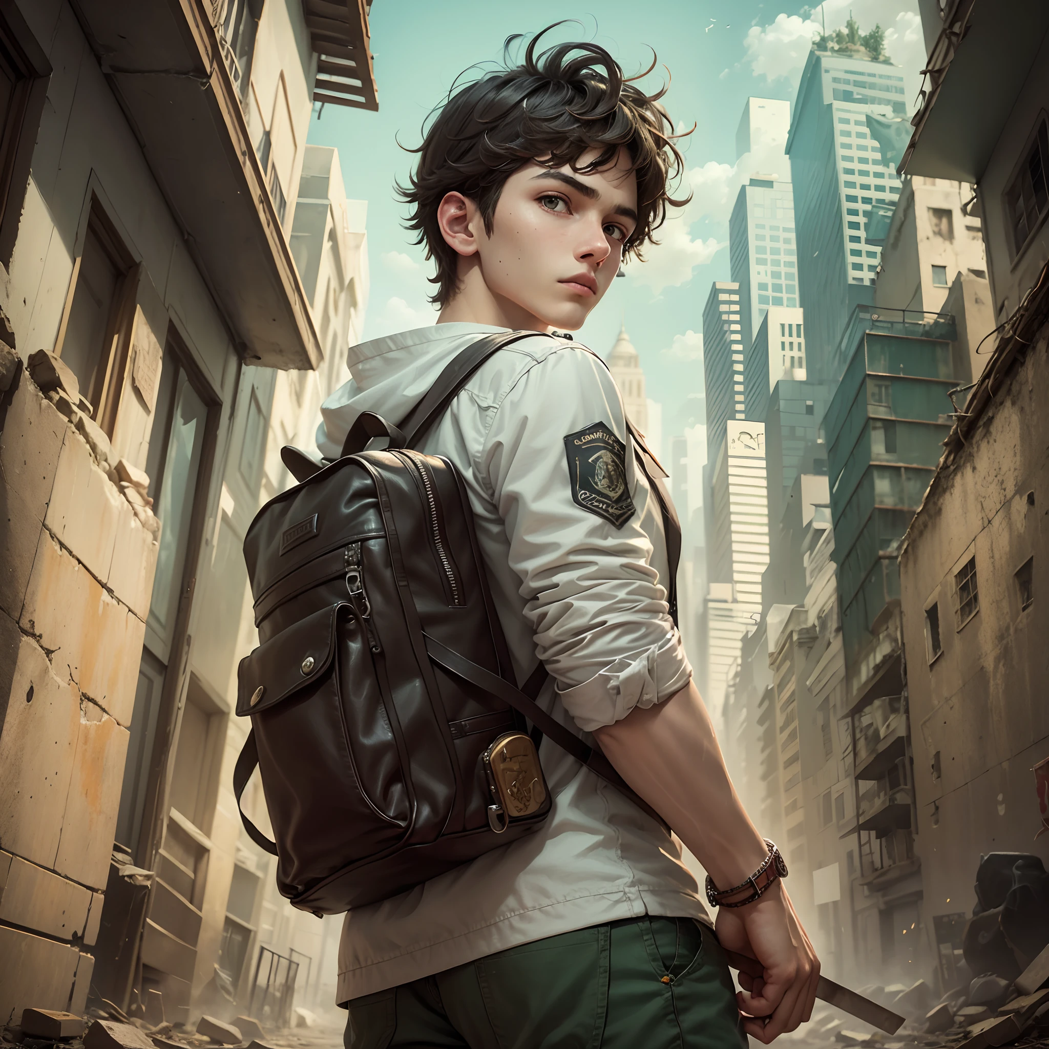 yrar boy thinging in a lost city style --auto --s2