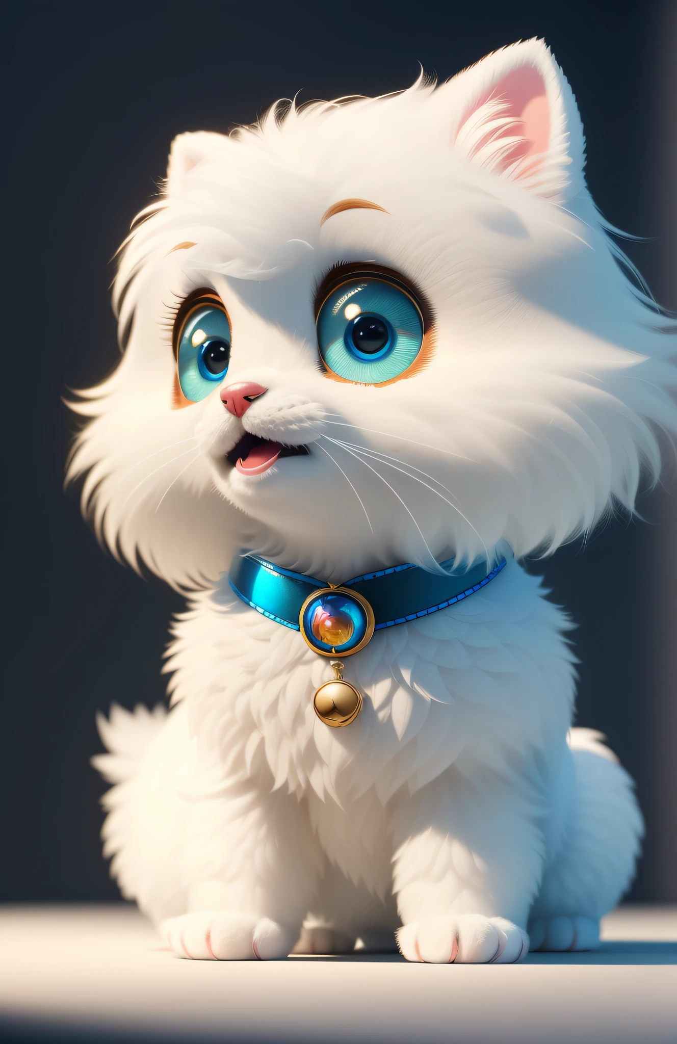 (tmasterpiece), (Need), (super-fine), (full bodyesbian:1.2), ultra cute, , by Pixar, Baby, It's a big eye-catcher, fluffly, ssmile, Delicate and delicate, Fairytales, Incredibly high detail, pixar-style, bright color palette, Natural soft light, Simple background in solid color, Octane rendering, Trends on ArtStation, opulent, ultra-wide-angle, 8K, k hd, realisticlying