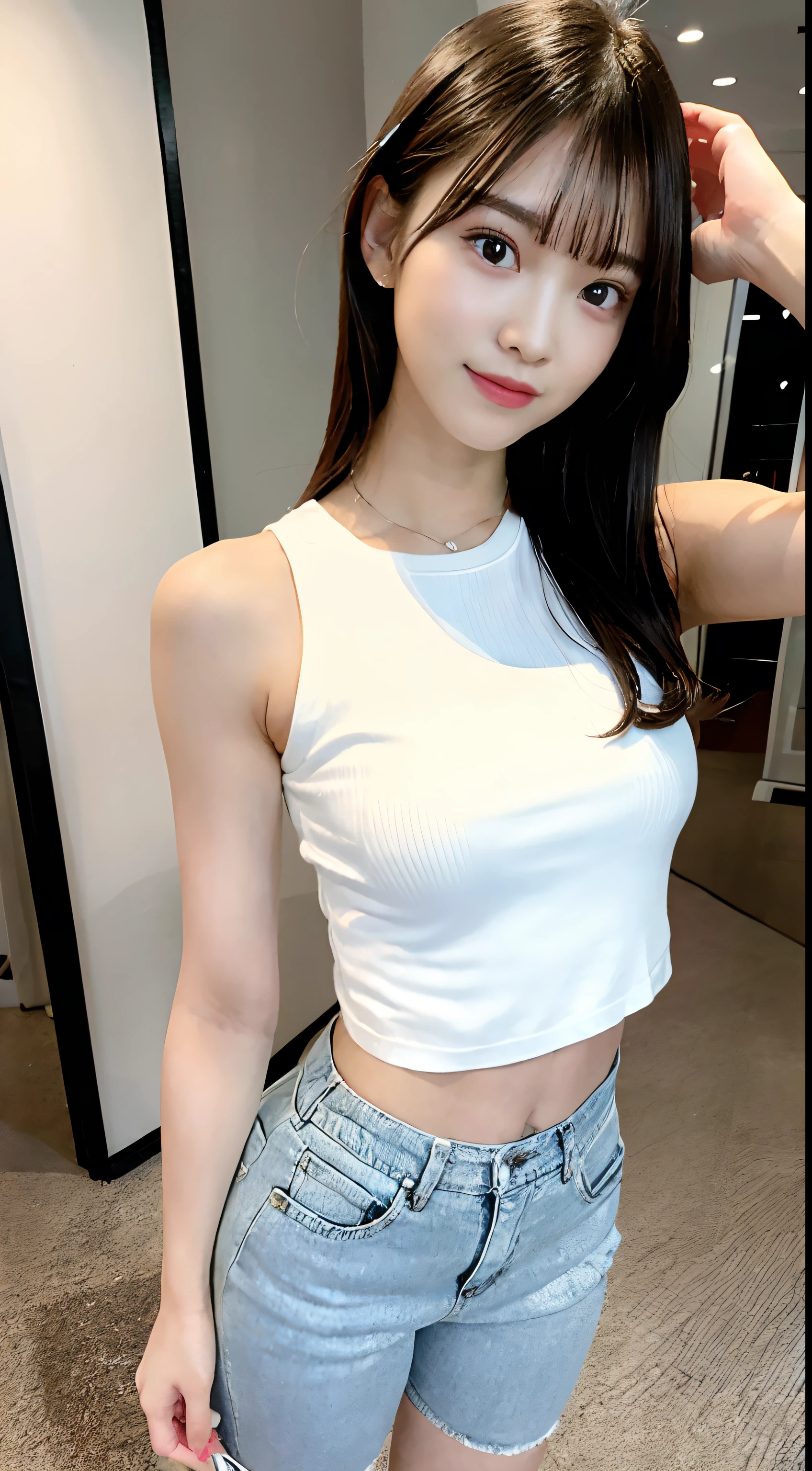 ((tiro de calcinha:1.5)) ((seios grandes:1.3)) ((na cama:1.2)) ((Dormir:1.2)) ((denim shorts:1.2)) ((Close-up:1.2)) ((A flat stomach:1.2)) best quality,master part,ultra high-resolution,(fotorrealista:1.4),Foto RAW,(authentic skin texture:1.3),(filmic grain:1.3),panorama,retrato do personagem,tiro muito largo,cintura estreita,cowboy shot,(No escuro, sombra profunda, discreto, luz fria,) Noite,(()),Streaming tears,,dust,Efeito Tyndall,(expression),1girl,belos olhos e rosto detalhados,Jabot branco,olhos castanhos,((Tampo branco do tanque:1.3)) ((Quarto elegante:1.4)) ((brown hair:1.2)) ((cabelos longos)) ((half French and half Korean:1.3)) ((Na minha casa:1.2)) ((pernas abertas:1.3)) ((pelada:1.2))