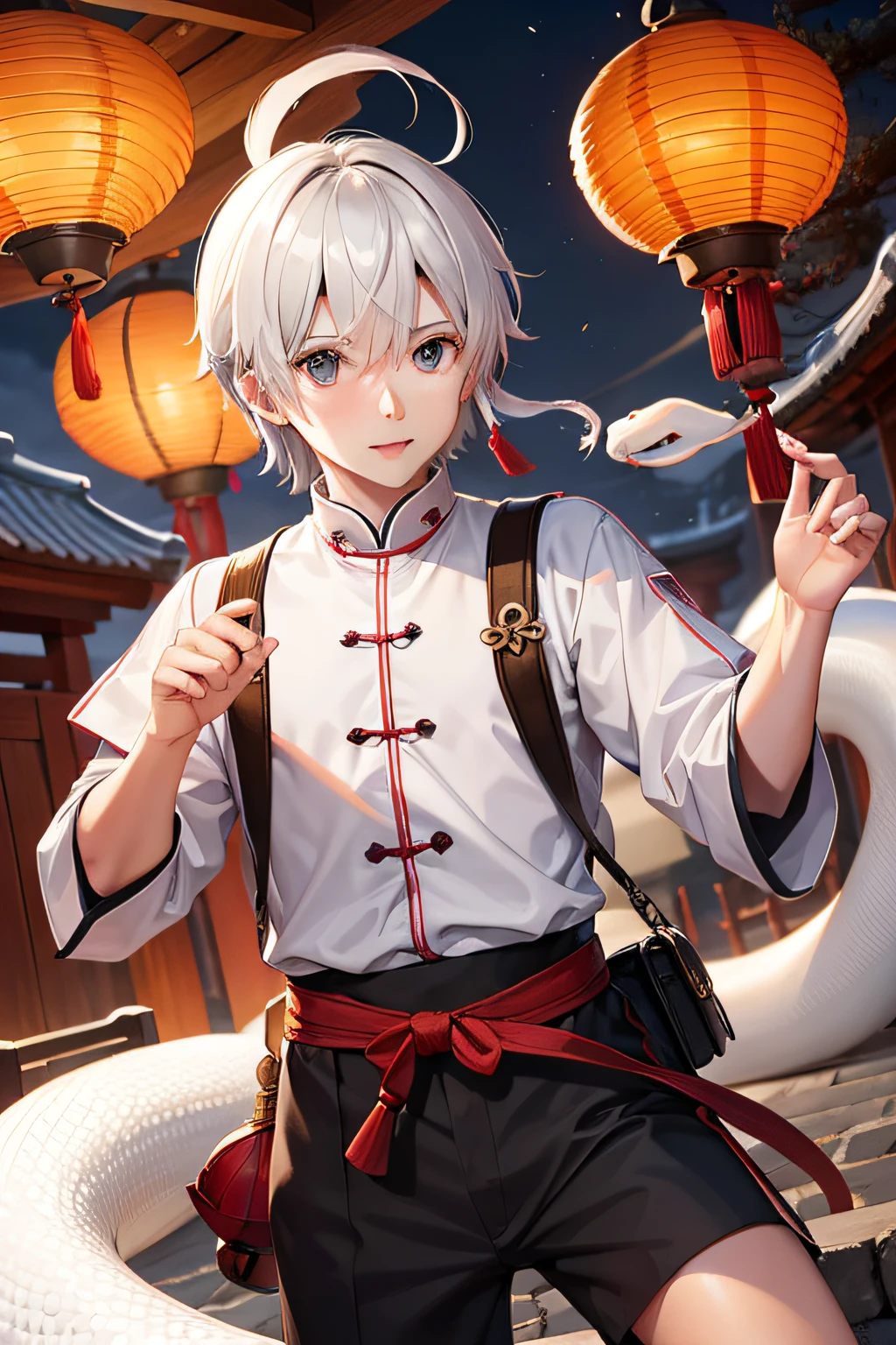 Cover of a,Kongming Lantern,White Snake,Boy student