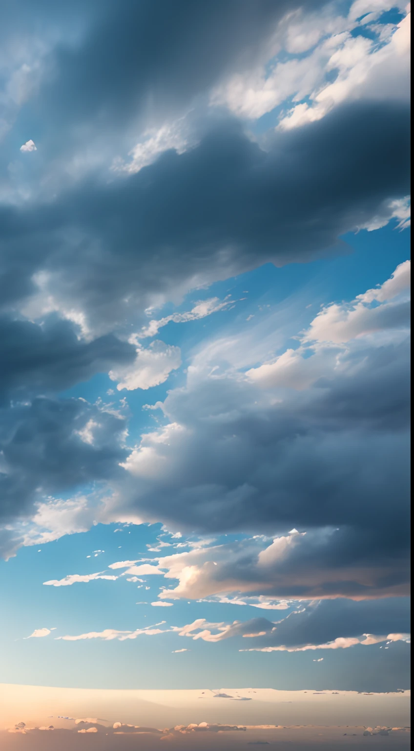 Skysky,Clouds,Thick clouds,photorealestic,natural soft light,hyper-detailing,4k