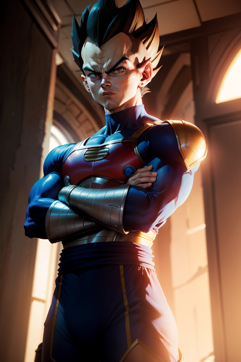 VEGETA POSE DE HEROI