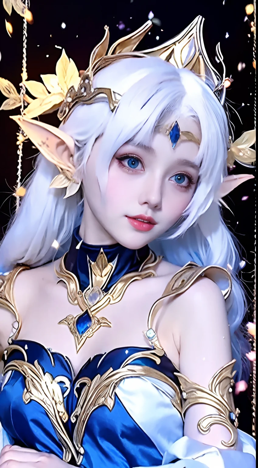 Ethereal fantasy, fairy tale aesthetics, astral fairy tale, ethereal fairy tale, fantasy aesthetics! , beautiful elegant elf queen, fairy tale core, fairy, beautiful ancient frost witch, fantasy art style, ethereal beauty, fantasy aesthetics, fantasy shooting, ethereal fantasy, anime cosplay