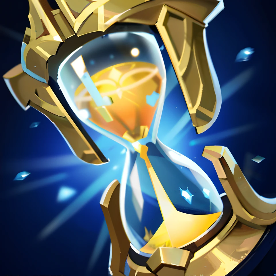 Close-up of clock wearing helmet and hourglass, Splash Art, Time fragments, king of time reaper, Official Splash Art, goddess of time, Hourglass ⌛️, hour glass, from league of legends, league of legends inventory item, the orb of time, Protoss!!, Protoss, frozen time, hour glass