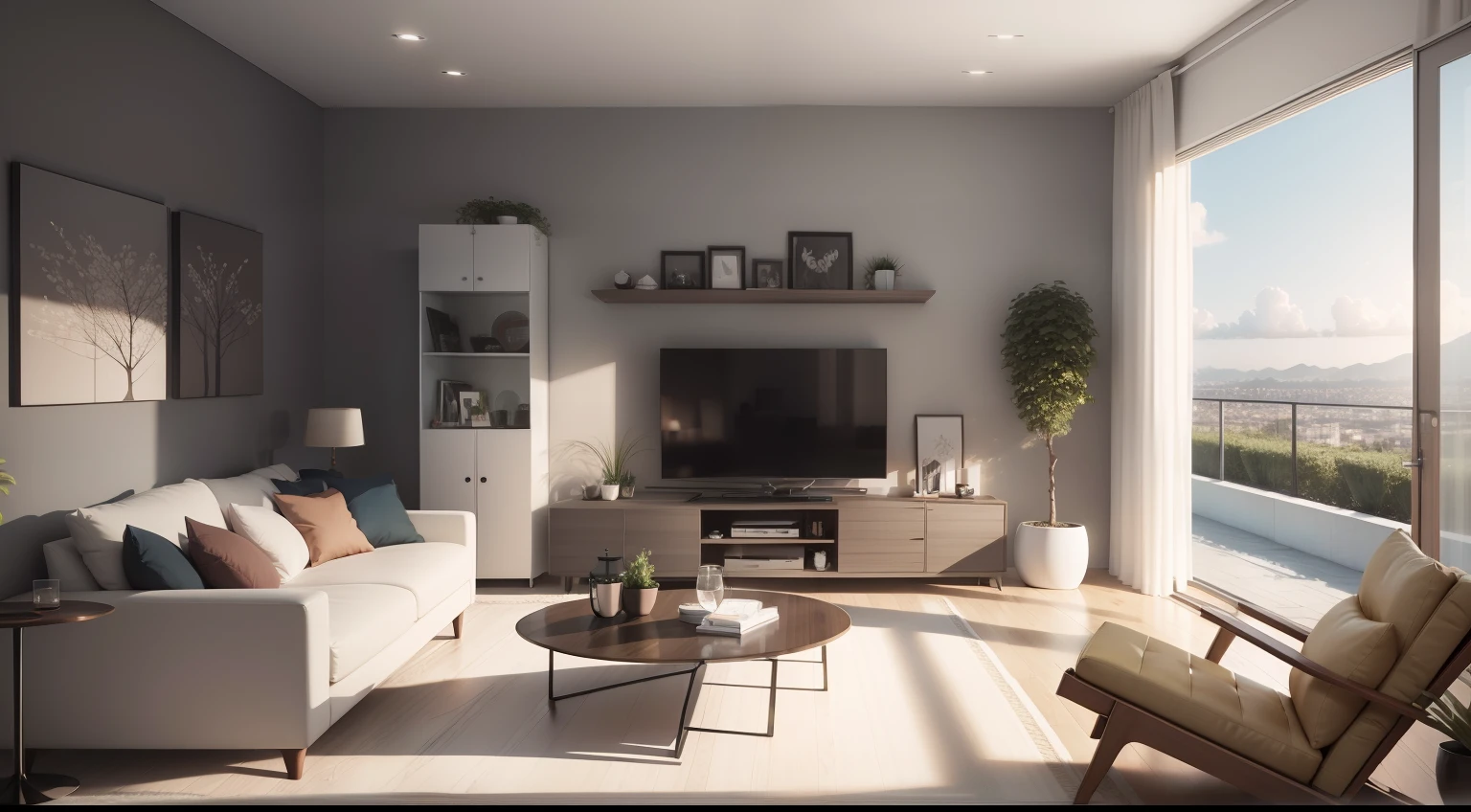 Make a beautiful ambiance of a modern home, usando quartzo, belas luzes
