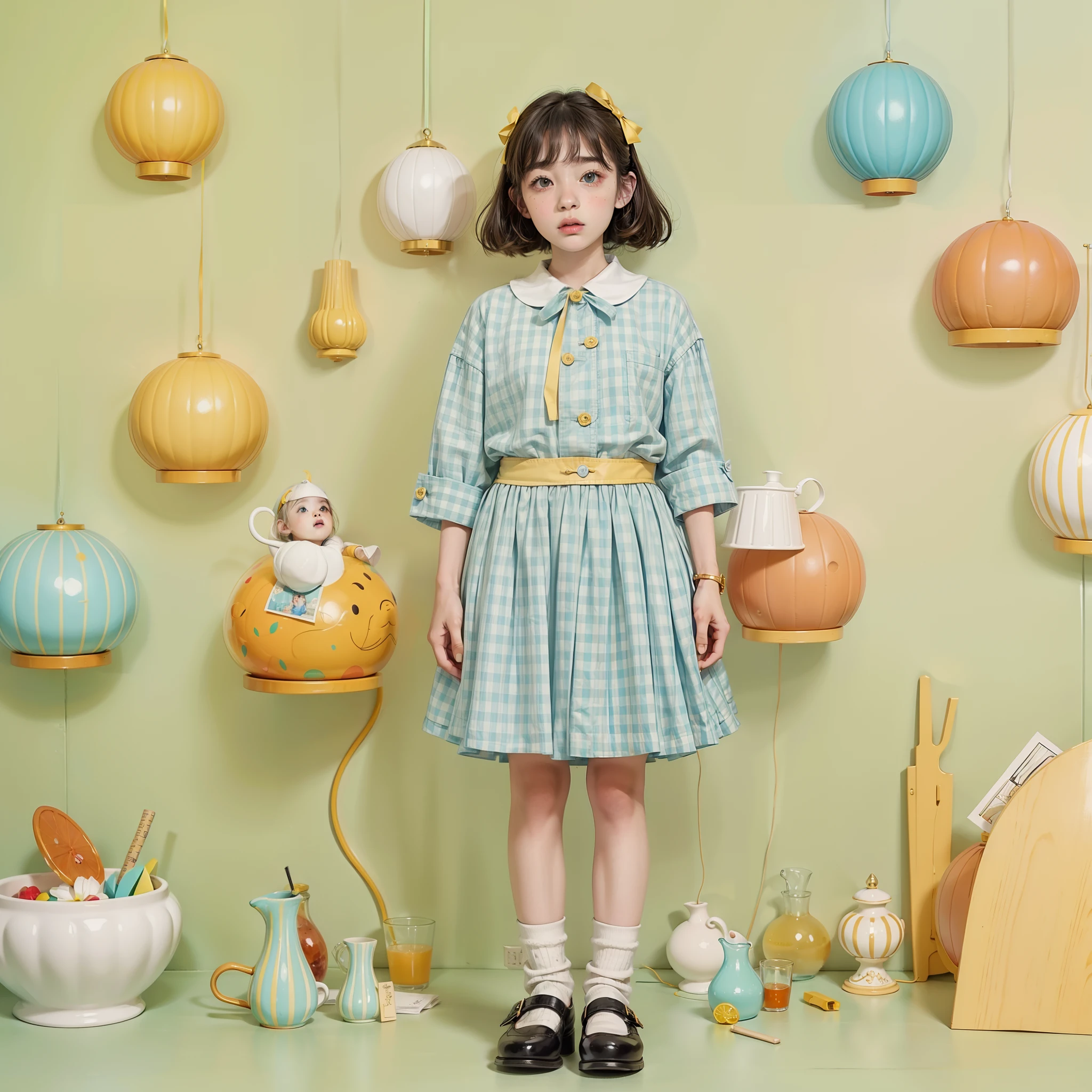 girl、Photo、Fantastical、Pop Color、Loretta Lux、flat-colors、