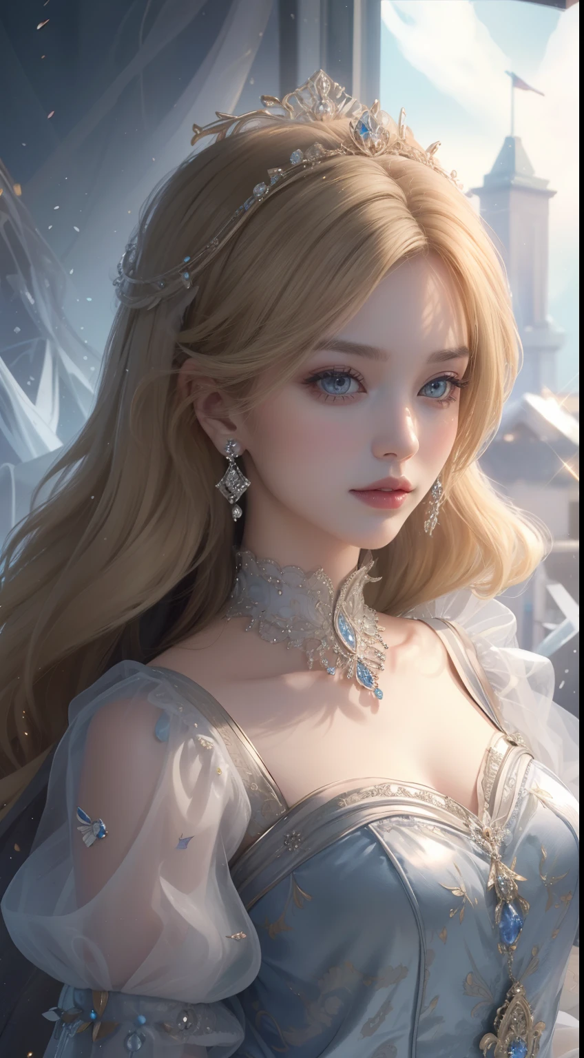 (masterpiece, top quality, best quality, official art, enchanting and aesthetic:1.2), 1female, white silver hair, royal braided hair, violet eyes, white and red dress, red and gold jewelry, high quality details, 4k eyes, white hair, silver white hair, long hair, siren eyes, cold expression (masterpiece, top quality, best quality, official art, enchanting and aesthetic:1.2), 1female, white silver hair, royal braided hair, violet eyes, beautiful dress, gems and gold jewelry, high quality details, 4k eyes, white hair, silver white hair, long hair, siren eyes, cold expression