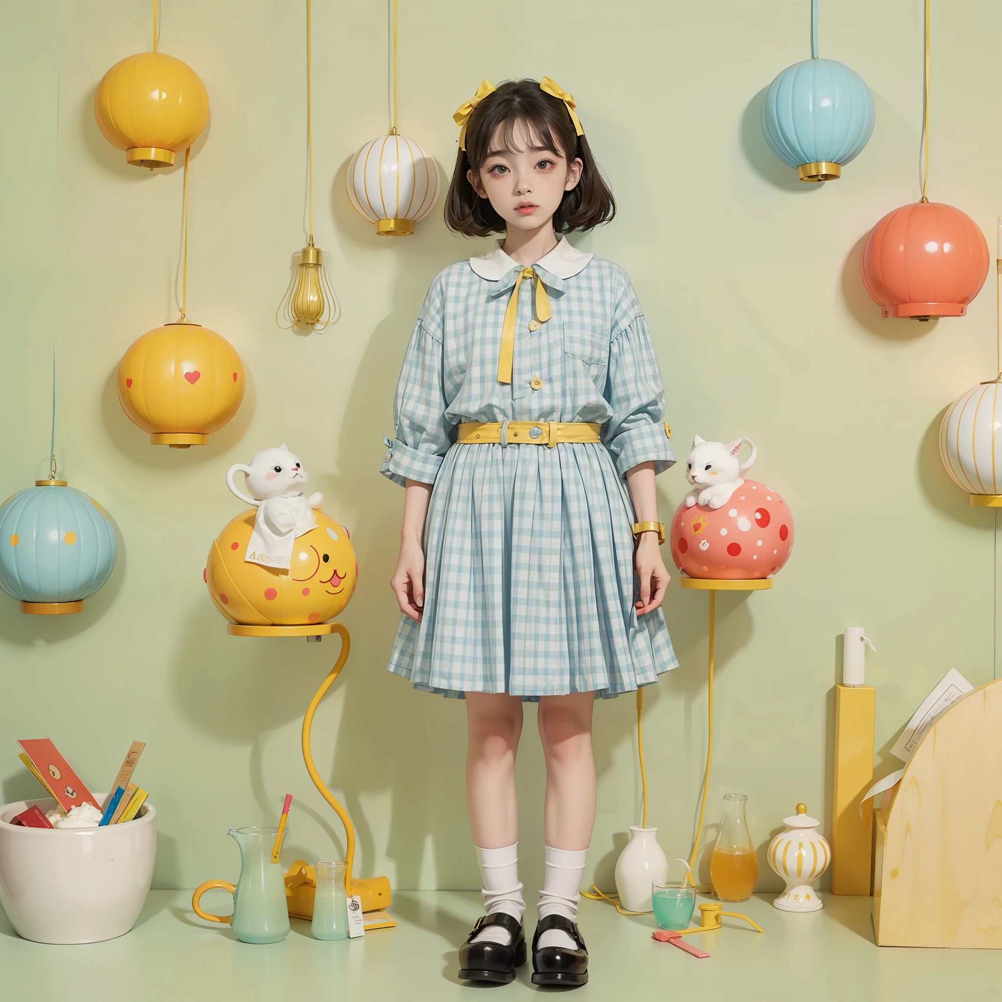 girl、Photo、Fantastical、Pop Color、Loretta Luxe、flat-colors、