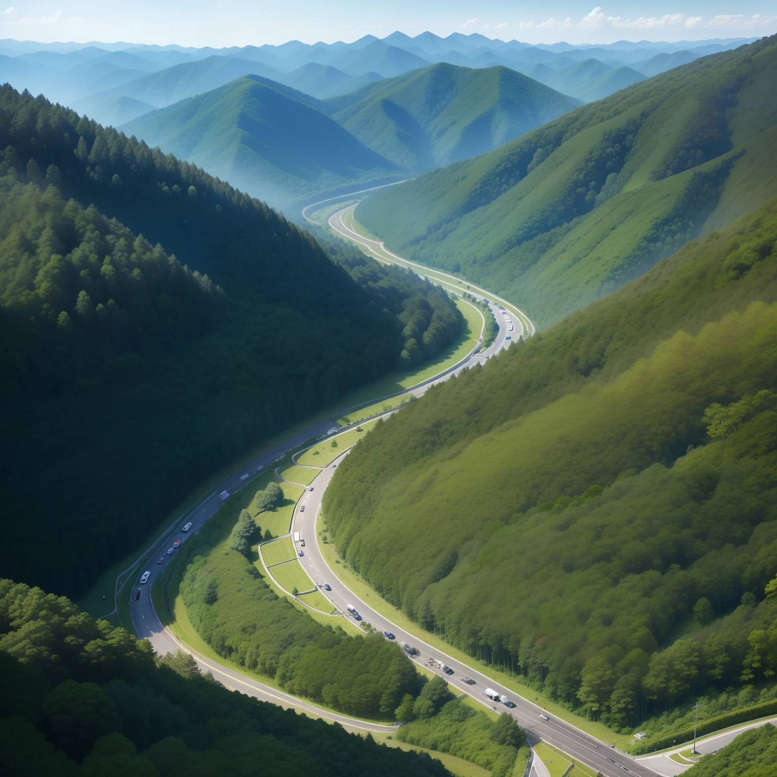 The tree々Aerial view of a winding road in a forest with, Lush forests of the lower valley, japan lush forest, Lush forest landscape, Lush forests, lush green forest, On the forest, Lush and blue々and overgrown, Lush evergreen forest, a green gold forest in japan, hilly road, From above, Seen from above, In Karuizawa, Aerial