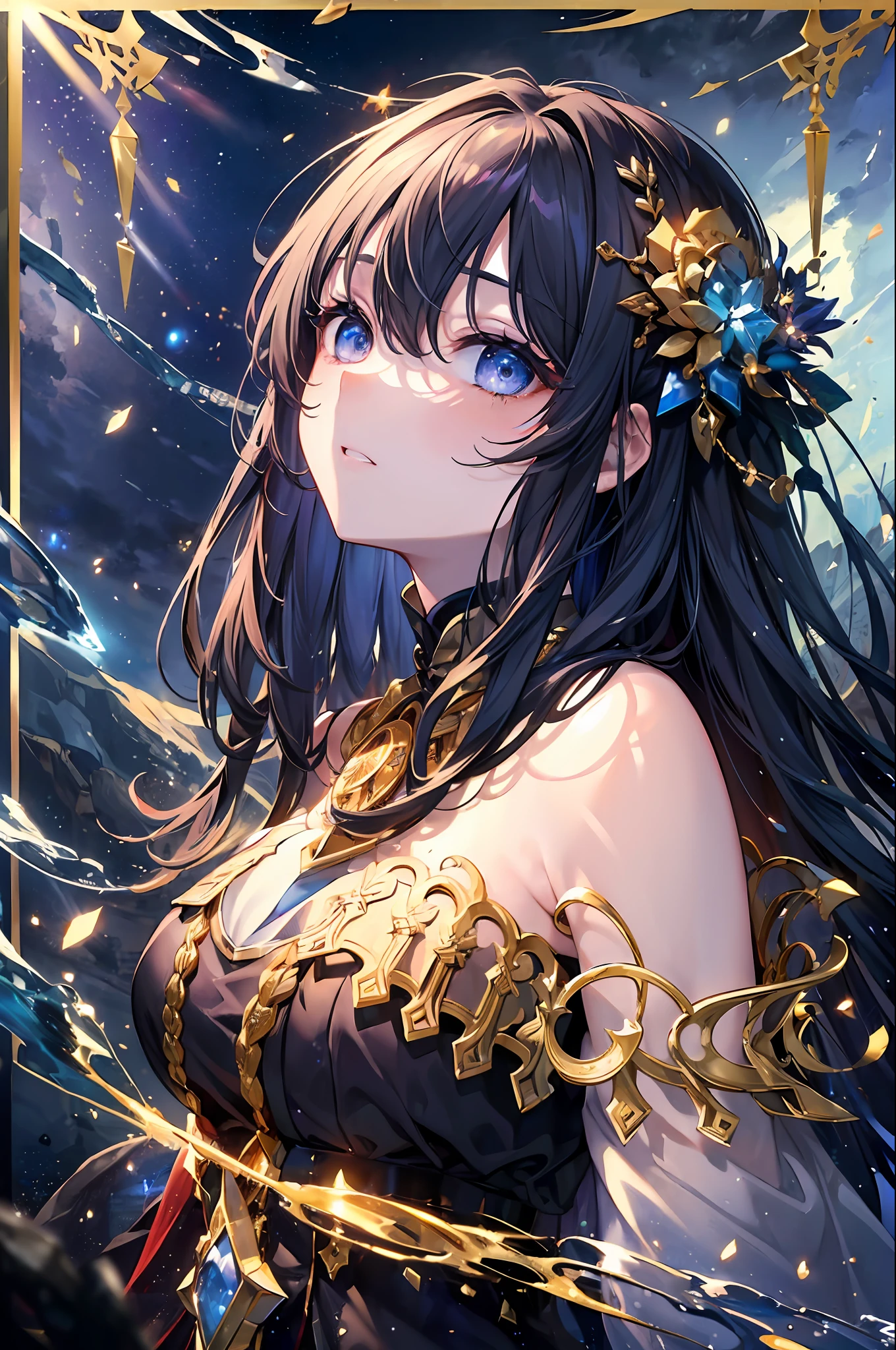Hourglass Dresses、Sideboob、Very mechanical and divine々A delicately crafted background