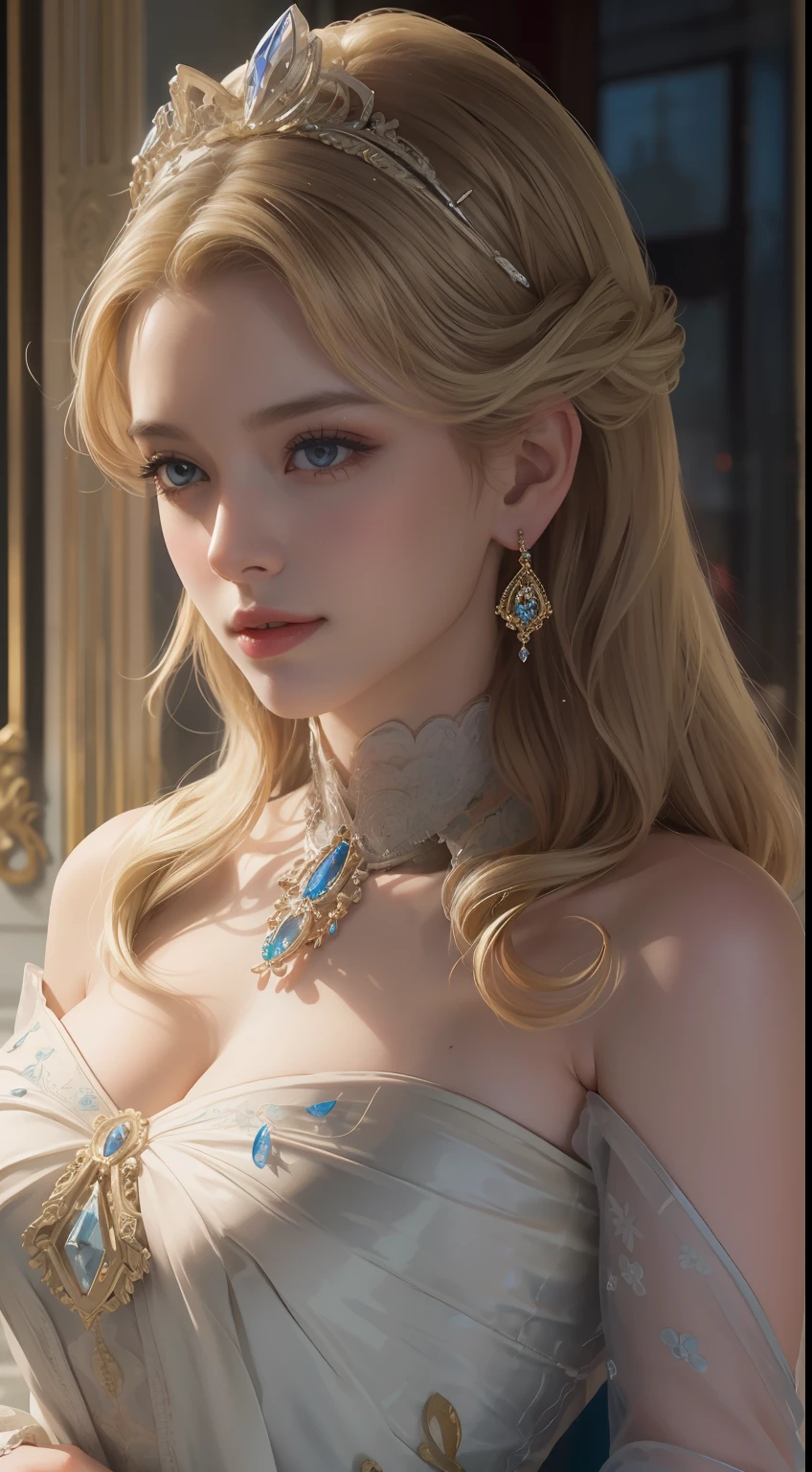 1 beautiful woman, 20 years old, pale white skin (Extremely detailed skin), bright blue eyes (vampire eyes), detailed and beautiful eyes, blonde hair (lived and detailed hair), sexy haircut, feminine and highly detailed facial features , perfect body, perfect abdomen, perfectly round butt, makeup, red lips, earrings, necklace, choker, bracelets, accessories, tiny underwear (string), turquoise underwear, looking at the camera, sexy pose, side pose, ((View from behind:1.4)), lifting hips, lifting buttocks, (extremely delicate and beautiful work), (masterpiece), highly detailed, charming expression, simple blurred background, extremely detailed description, mix4, (8k, RAW photo, best quality, masterpiece: 1.2), (realistic, photorealistic: 1.37), cute, cityscape, rain, wet, professional lighting, photon mapping, radiosity, physical representation,