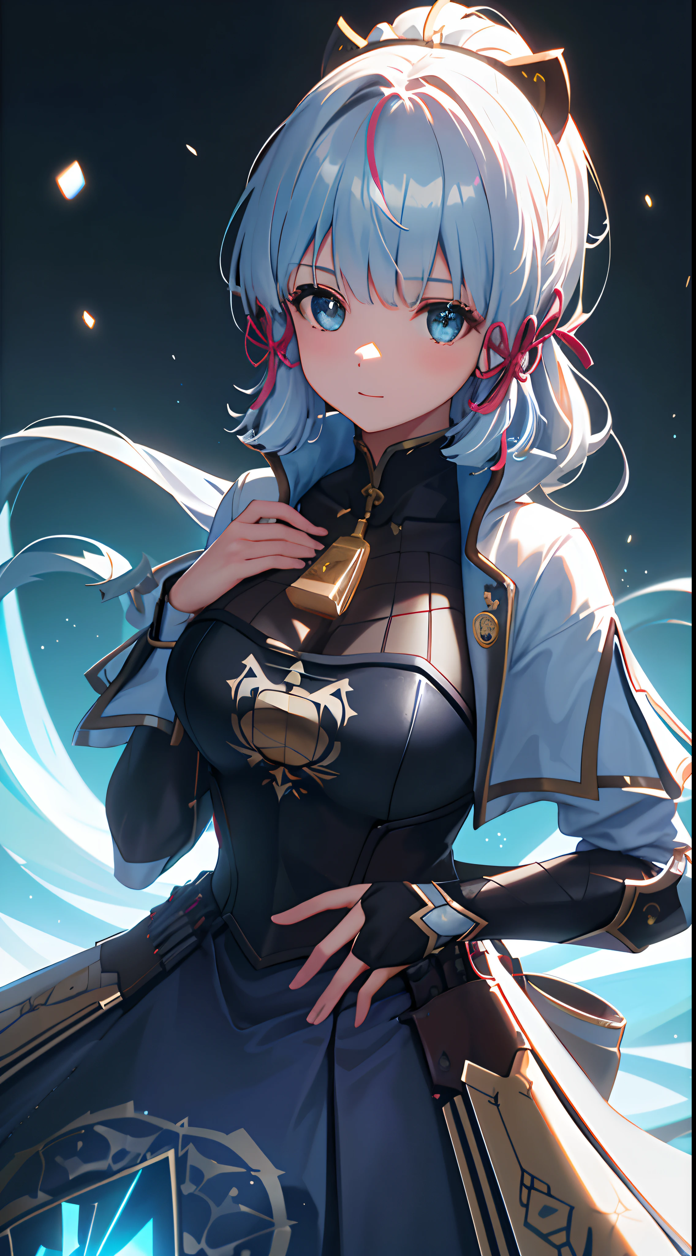 (Perfect body 1.5），（Huge breasts 1.5），（Huge cleavage 1.5），（see through lingerie），Breasts larger than the torso，Crazy swollen breasts，Ill-fitting clothes，Snow-white skin，（best qualtiy），ultra - detailed，Ultra photo realsisim，Octane renderer，HighDynamicRange，(hdr)，32K resolution，Super resolution，megapixel，The Tyndall effect，lens flare glow，shadowing，Contre-Jour, depth of fields, natural  lightting, hardfocus, filmgrain, Mirror light hologram，Ray traching，Semi-reflective illumination，Natural lighting，Incandescent Lamps，fiber-optics，gentle illumination，volumettic light，Contre-Jour，globalillumination，Ray traching，optics，Scattering，with light glowing，shadowing，Twinkle，glaring lights，Style Artgerm，extremely detailed art germ，IG model，（best qualtiy），ultra - detailed，Ultra photo realsisim，Octane renderer，HighDynamicRange，(hdr)，32K resolution，Super resolution，megapixel，The Tyndall effect，lens flare glow，shadowing，Contre-Jour, depth of fields, natural  lightting, hardfocus, filmgrain, Mirror light hologram，Ray traching，（Blush 1.5），（Extremely shy expression1.5），（Detailed facial features1.5）