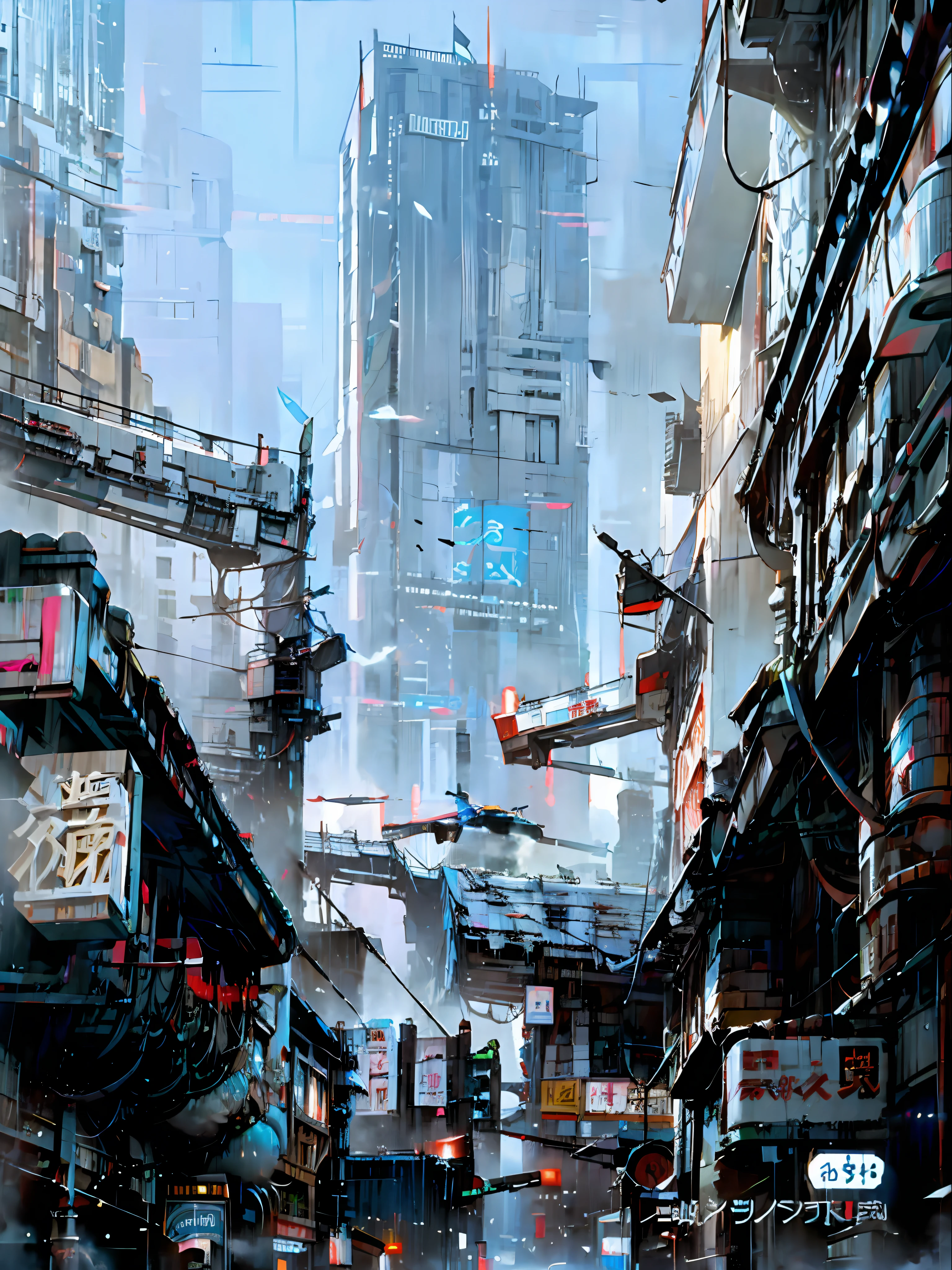 Changsha Culture, Cyberpunk, Future City, Blade Runner,