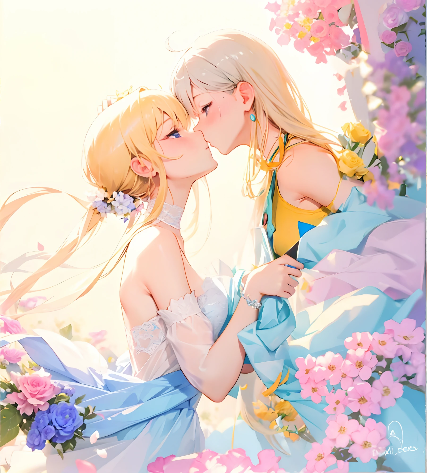 Wrapped in flowers