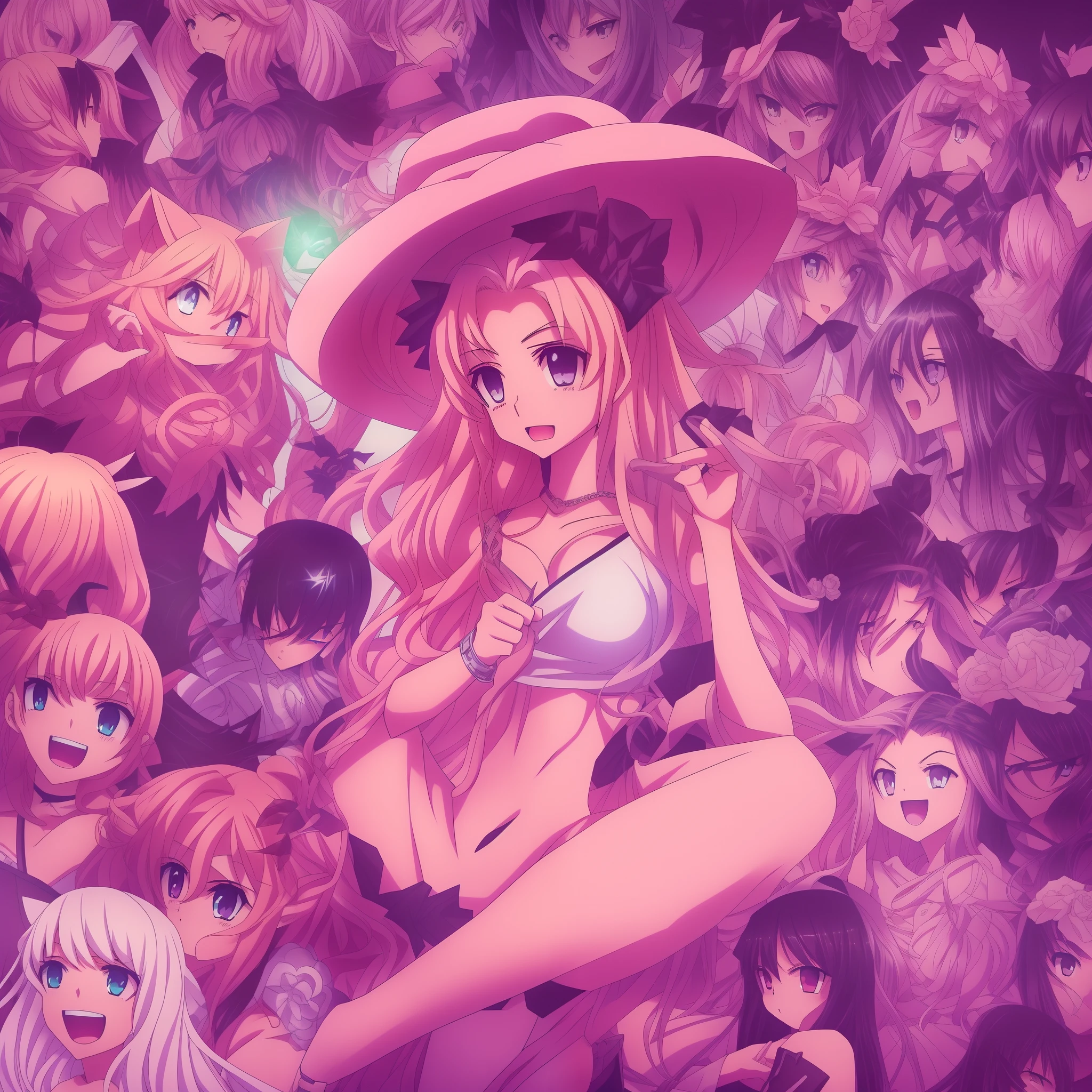 Criar uma imagem para um canal de anime no tik Tok
