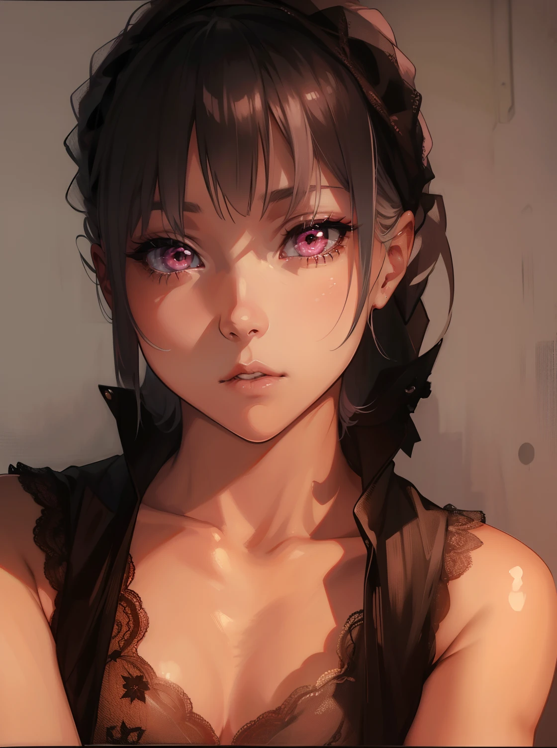 1girl, platinum blond hair, rose pink eyes , absurdres, high res, ultrasharp, 8K, masterpiece, looking at viewer