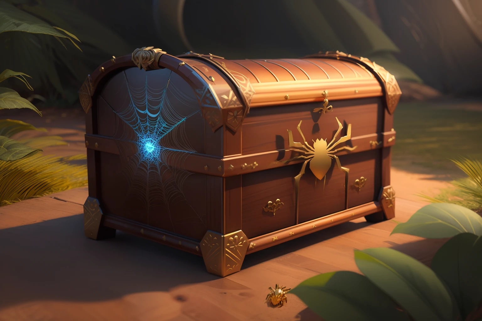 Spider symbol in gold
