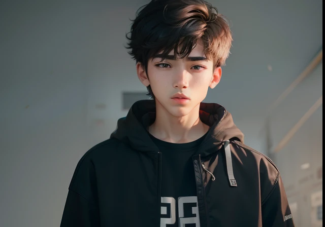Handsome boy teenage boy background change 480p reality face