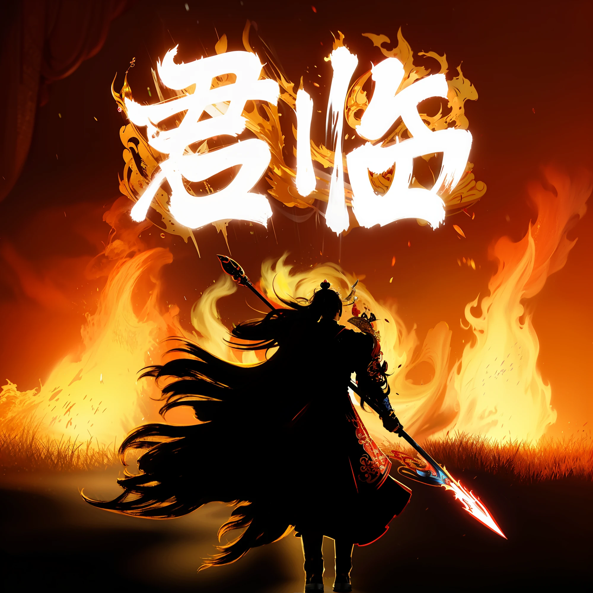 Anime - Stylistic image of a woman holding a spear in red and blue outfits, by Yang J, chengwei pan on artstation, xianxia hero, Beautiful character painting, inspired by Du Qiong, G Liulian art style, Artgerm and Atey Ghailan, Stunning character art, full-body wuxia, epic exquisite character art