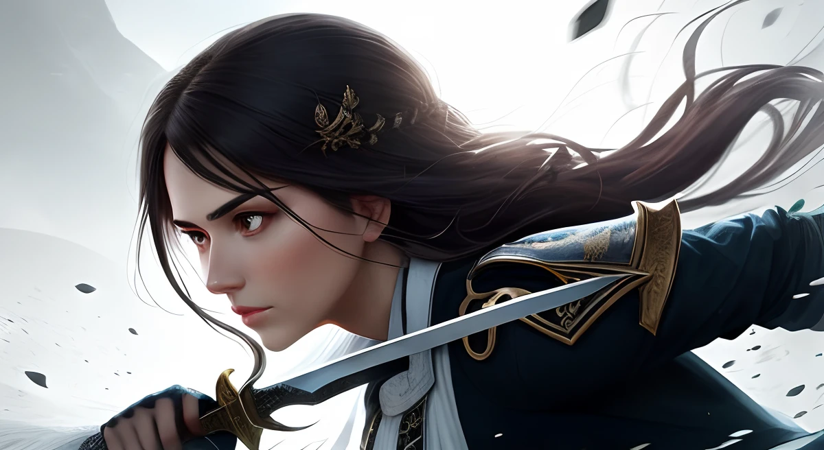 Woman with a sword