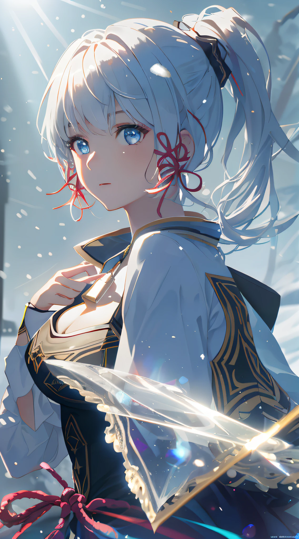 (Perfect body 1.5),(Huge breasts 1.5),(Huge cleavage 1.5),(see through lingerie),Breasts larger than the torso,Crazy swollen breasts,Ill-fitting clothes,Snow-white skin,(best qualtiy),ultra - detailed,Ultra photo realsisim,Octane renderer,HighDynamicRange,(hdr),32K resolution,Super resolution,megapixel,The Tyndall effect,lens flare glow,shadowing,Contre-Jour, depth of fields, natural lightting, hardfocus, filmgrain, Mirror light hologram,Ray traching,Semi-reflective illumination,Natural lighting,Incandescent Lamps,fiber-optics,gentle illumination,volumettic light,Contre-Jour,globalillumination,Ray traching,optics,Scattering,with light glowing,shadowing,Twinkle,glaring lights,Style Artgerm,extremely detailed art germ,IG model,(best qualtiy),ultra - detailed,Ultra photo realsisim,Octane renderer,HighDynamicRange,(hdr),32K resolution,Super resolution,megapixel,The Tyndall effect,lens flare glow,shadowing,Contre-Jour, depth of fields, natural lightting, hardfocus, filmgrain, Mirror light hologram,Ray traching,(Blush 1.5),(Extremely shy expression1.5),(Detailed facial features1.5)