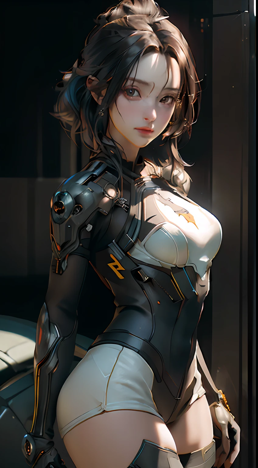 ((Best quality)), ((masterpiece)), (detailed:1.4), 3D, an image of a beautiful cyberpunk female,HDR (High Dynamic Range),Ray Tracing,NVIDIA RTX,Super-Resolution,Unreal 5,Subsurface scattering,PBR Texturing,Post-processing,Anisotropic Filtering,Depth-of-field,Maximum clarity and sharpness,Multi-layered textures,Albedo and Specular maps,Surface shading,Accurate simulation of light-material interaction,Perfect proportions,Octane Render,Two-tone lighting,Wide aperture,Low ISO,White balance,Rule of thirds,8K RAW,
