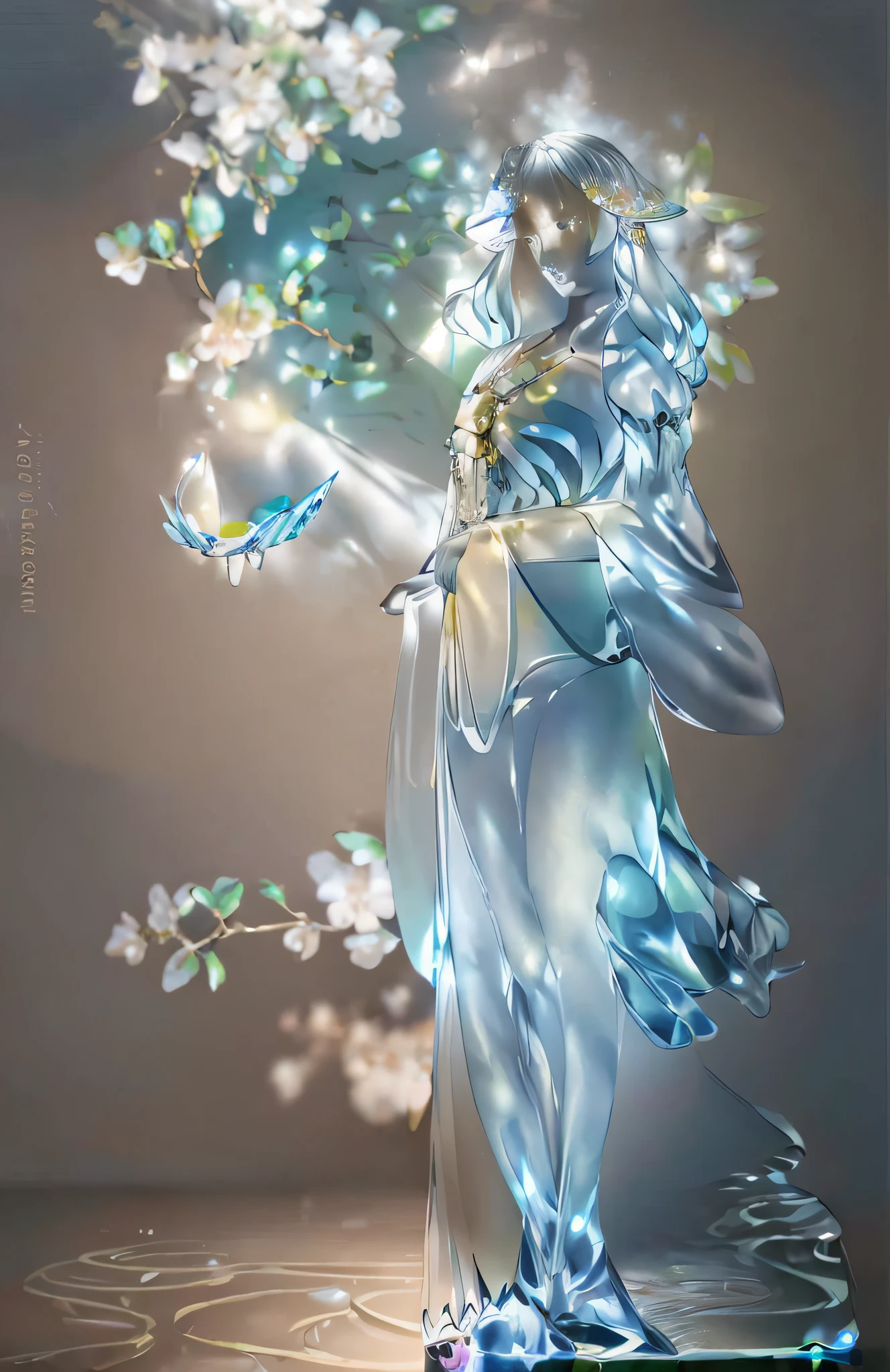 Style-Glass, Style - Water、tre anatomically correct、The Golden Rule、spotlight on face、Inside the cherry blossom park