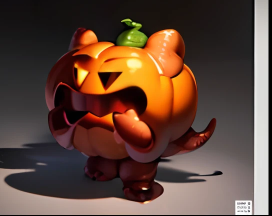 Draw a cartoon pumpkin with a face and nose, sticky tar. concept-art, an anthropomorphic stomach, cacodemon, Goblinko, tomato monster, scary angry pose, gelatinous with a smile, Official concept art, ( ( concept art of character ) ), Fleshy skeleton, Sketchy, tired haunted expression, Gloomy，8K