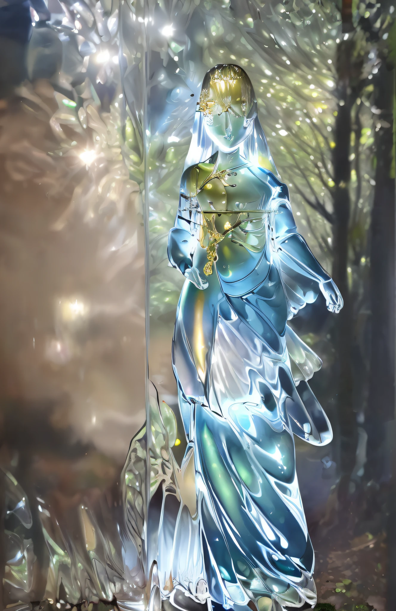 Style-Glass, Style - Water、tre anatomically correct、The Golden Rule、spotlight on face、Inside the cherry blossom park