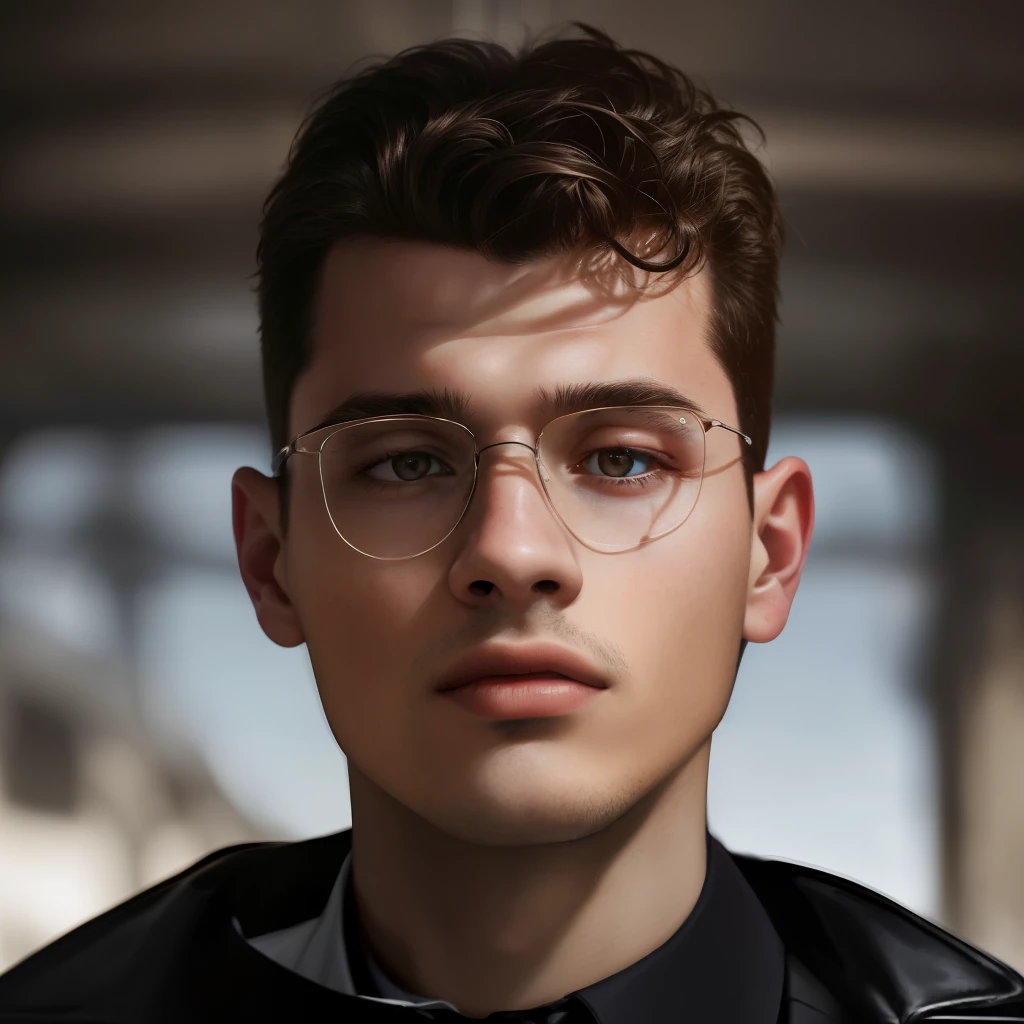 a close up of a man with a necklace on his neck, miles johnstone, portrait of a young italian male, headshot profile picture, halfbody headshot, high quality portrait, portrait of a rugged young man, nico delort, sharp looking portrait, liam brazier, tight face shot portrait, mid shot portrait, jamie reid, color portrait, portrait of young man