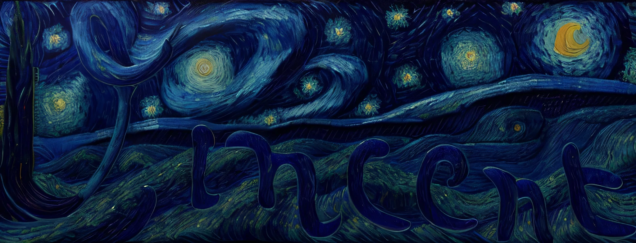 starry night by van gogh