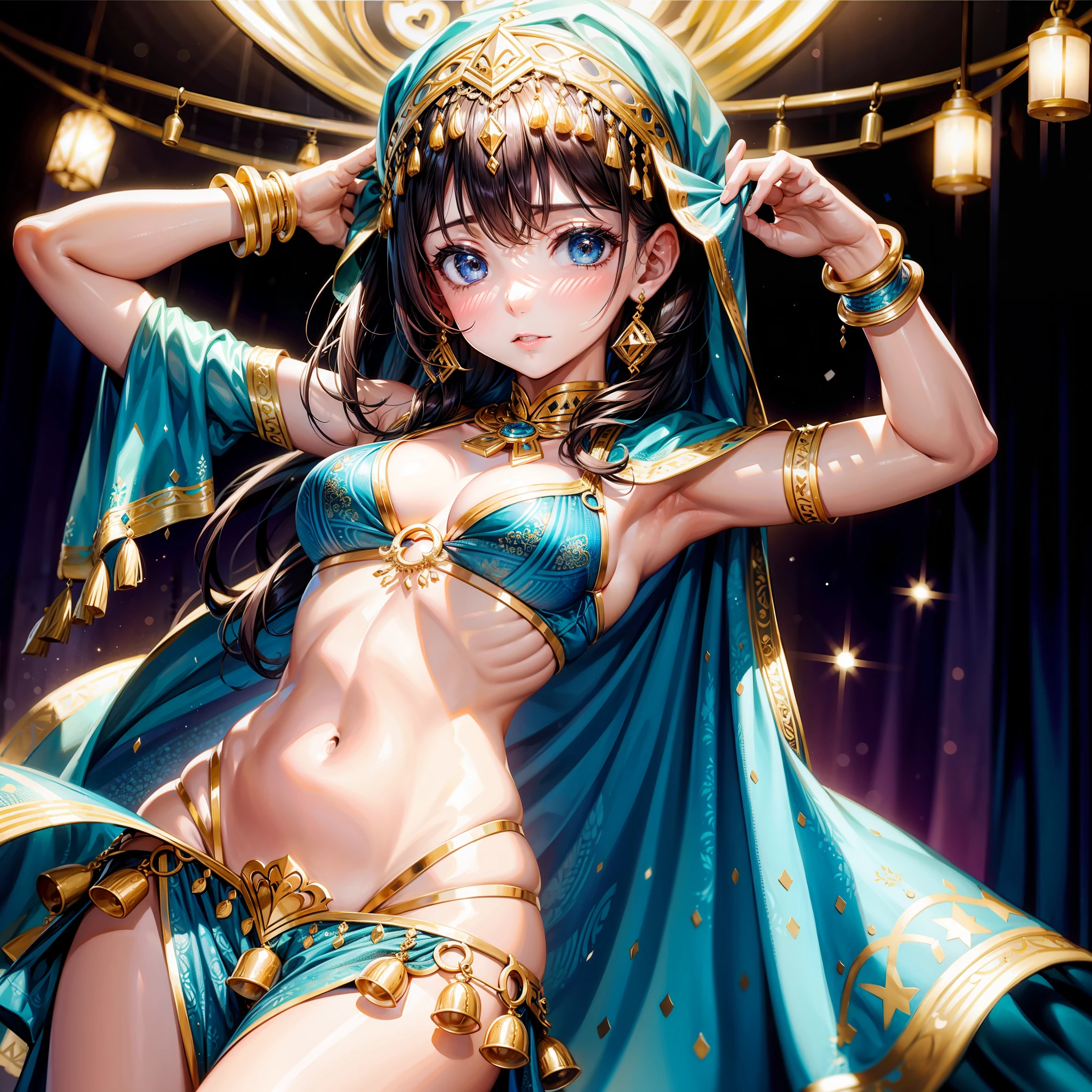 1girll,Belly dance costumes,Poor milk
