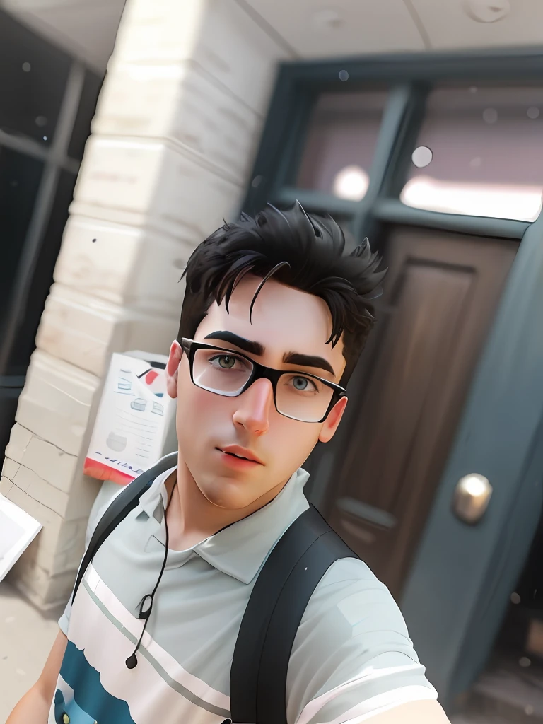 Turn into a cartoon based on the picture I uploaded