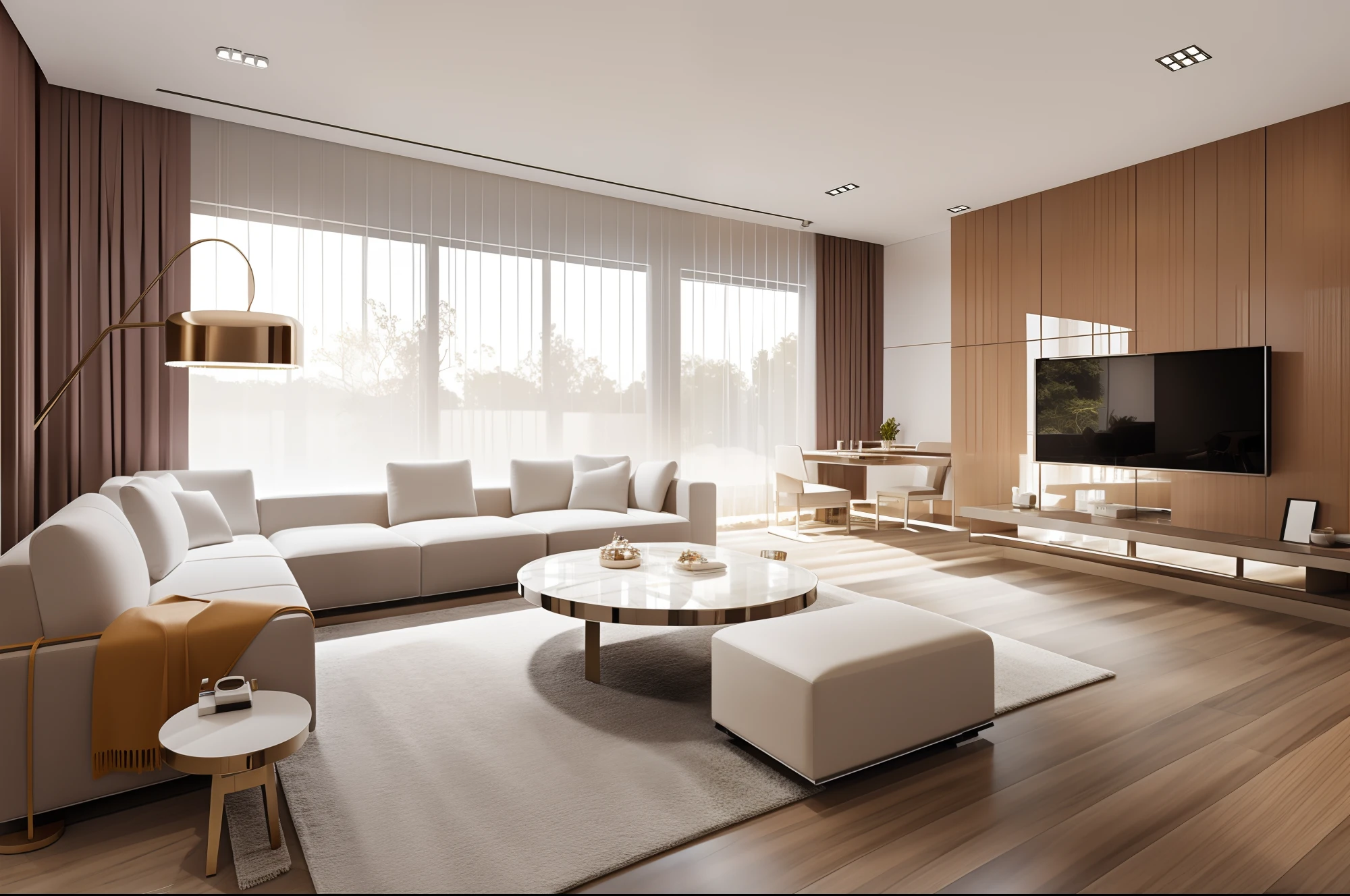 modern luxury interior design livingroom, ((supper detail:1.3))