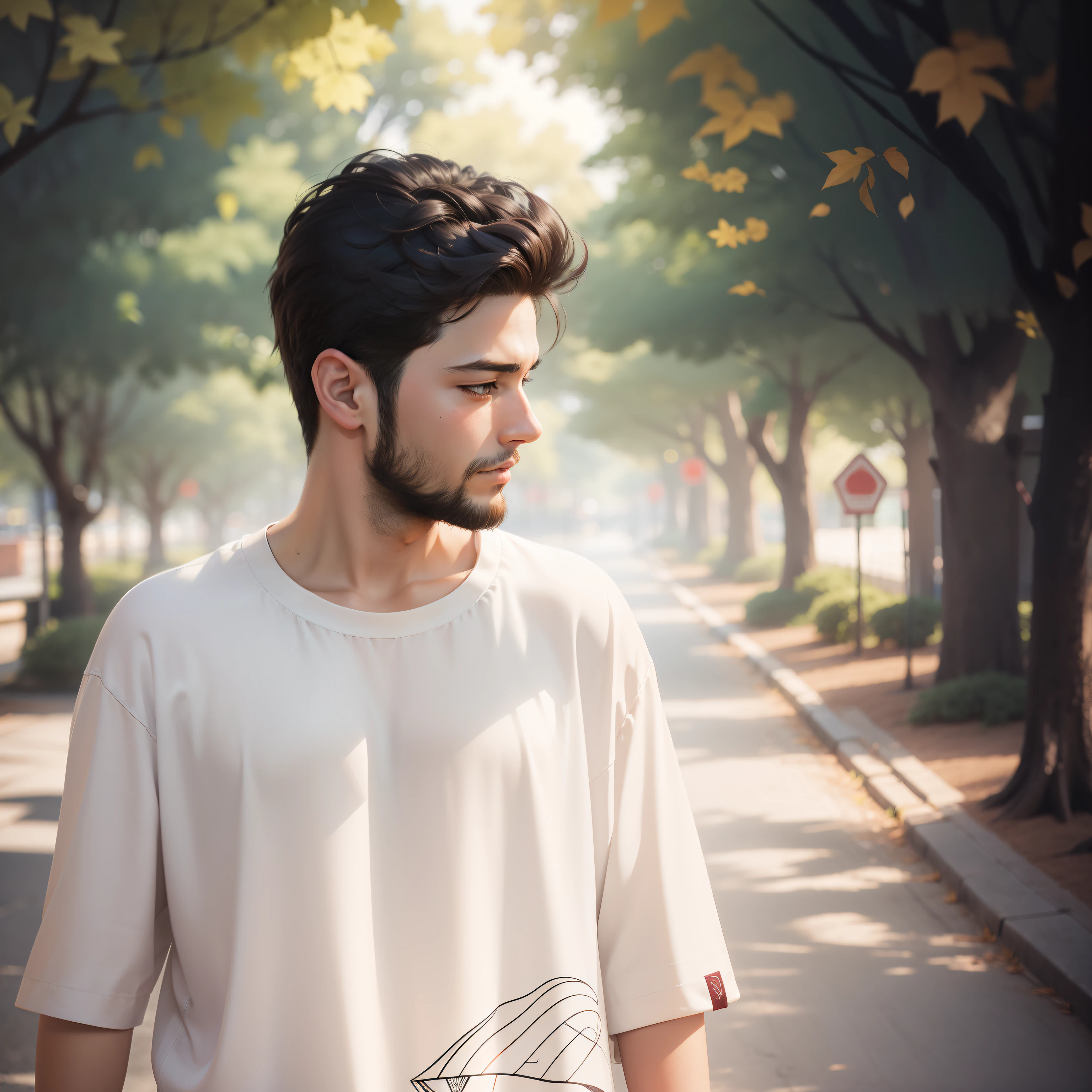 there is a young man with a black jacket and a black jacket, photorealistic disney, photorealistic artstyle, realistic artstyle, realistic anime 3 d style, disney photo realistic, hyper realistic anime, hyper realistic style, realistic anime artstyle, photorealistic anime, 8k artgerm bokeh, detailed portrait shot, anime realism style, closeup character portrait